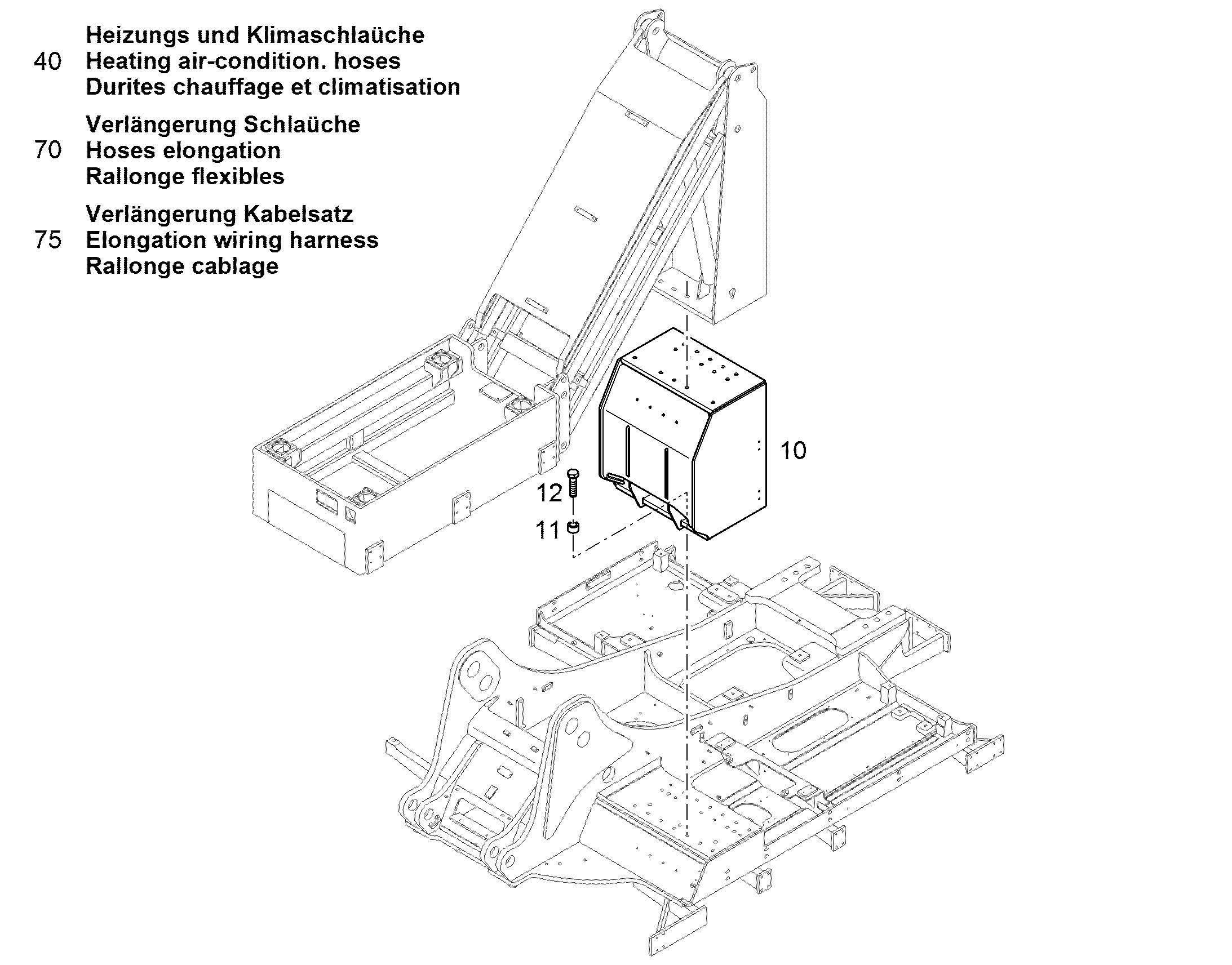 ШЛАНГИ ОТОПЛЕНИЯ, КОНДИЦИОНЕРА 11454586 LIEBHERR