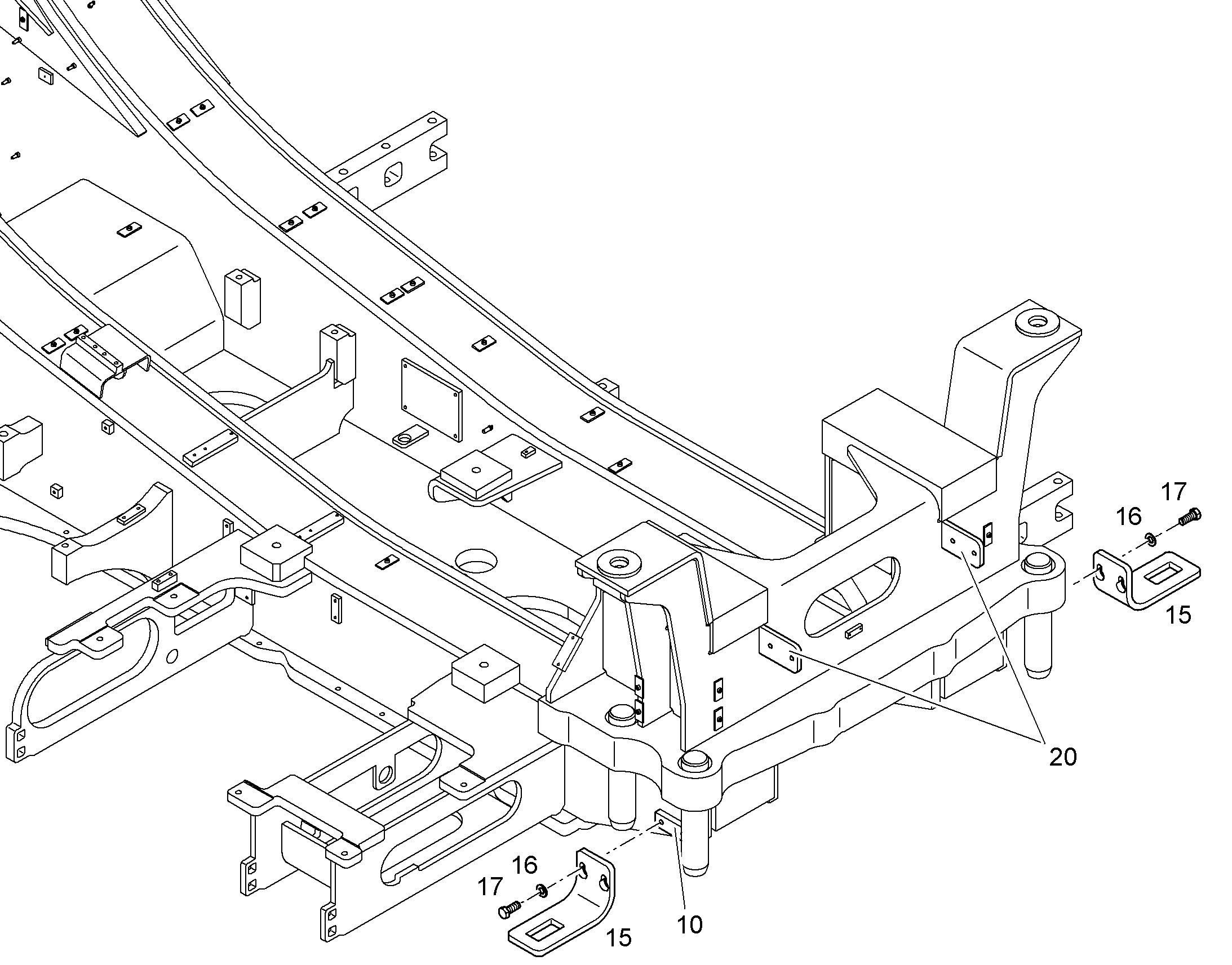 ПЕРЕОБОРУД. ПОВОР. ПЛАТФОРМЫ 10864186 LIEBHERR