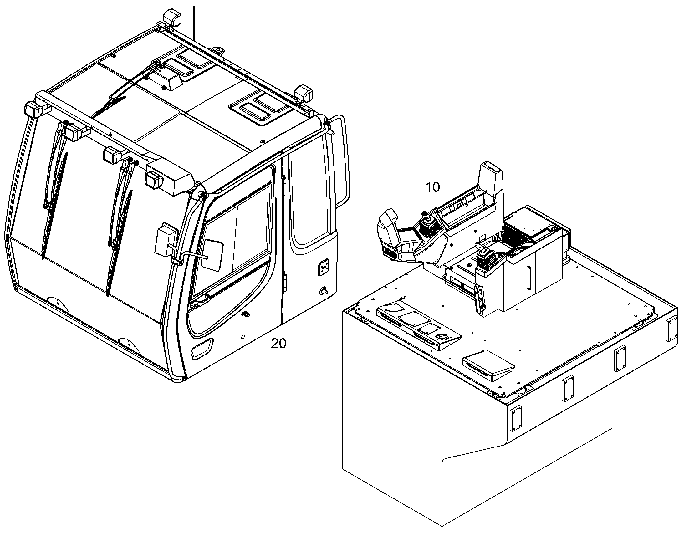ПУЛЬТ УПРАВЛЕНИЯ 10840384 LIEBHERR
