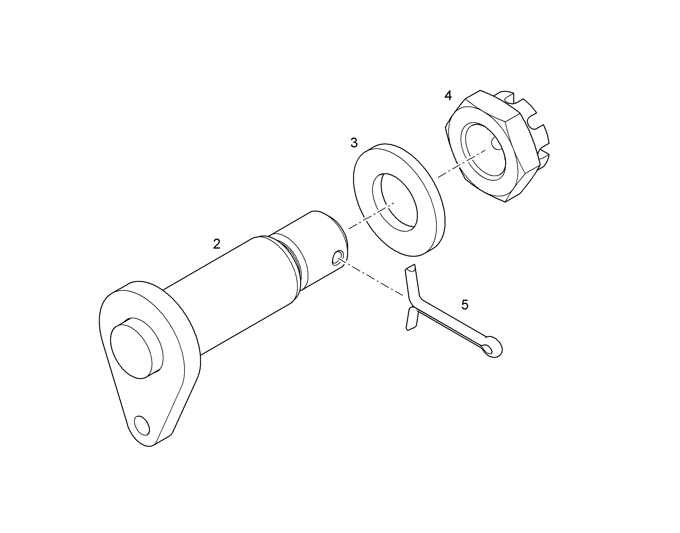 КОРОНЧАТАЯ ГАЙКА M42 10023005 LIEBHERR
