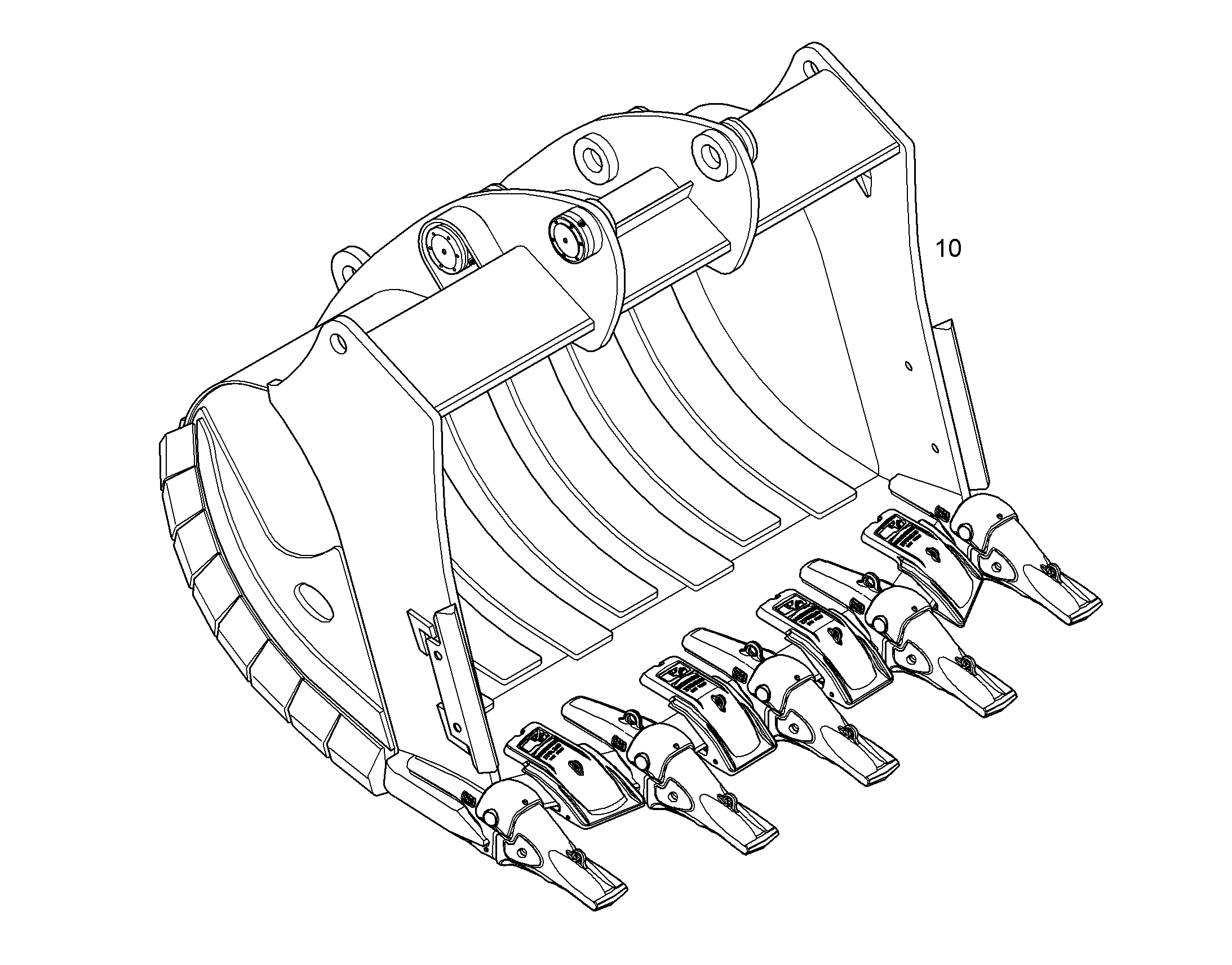 ЛОПАТА ОБРАТНАЯ HDV 10864925 LIEBHERR