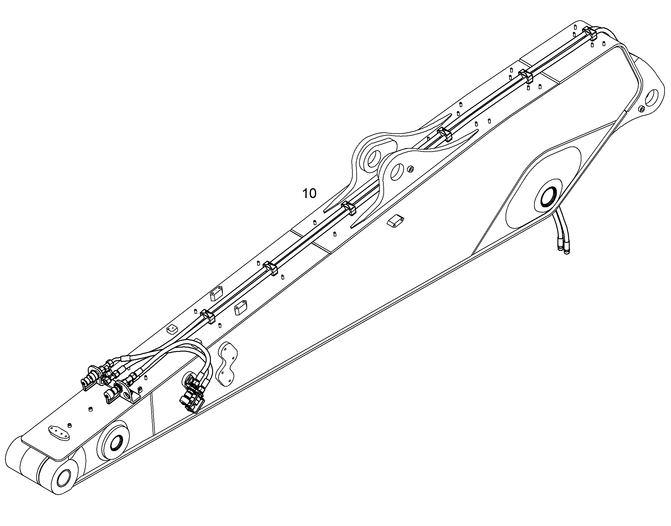 ПРОВОДКА ПРИВОД МЕХ. ПОВОРОТА 11454087 LIEBHERR