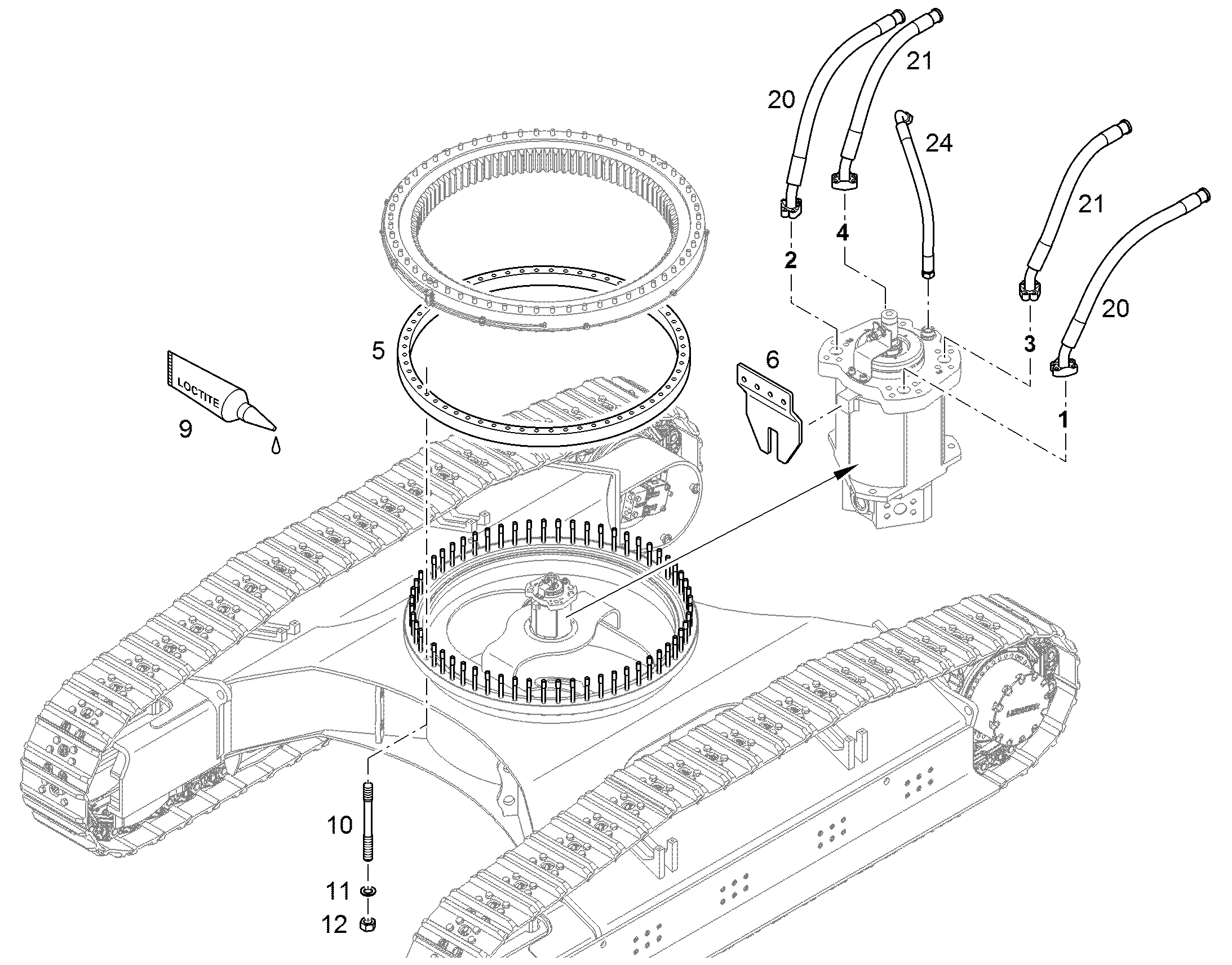ШПИЛЬКА 30CrNiMo8 11456002 LIEBHERR