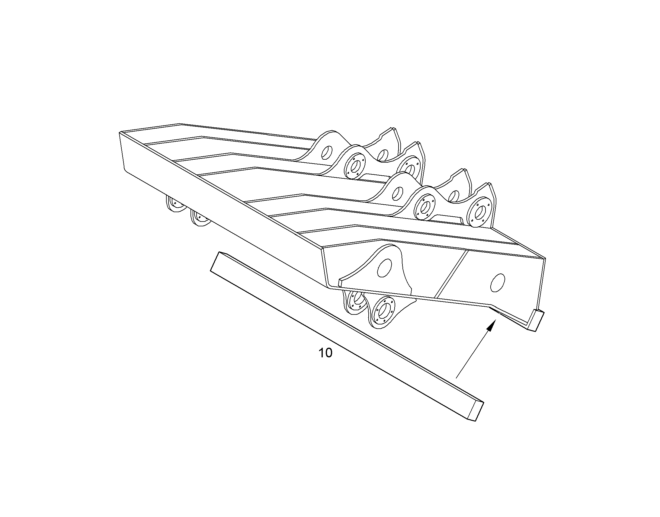 ПОПЕРЕЧИНА 10408924 LIEBHERR