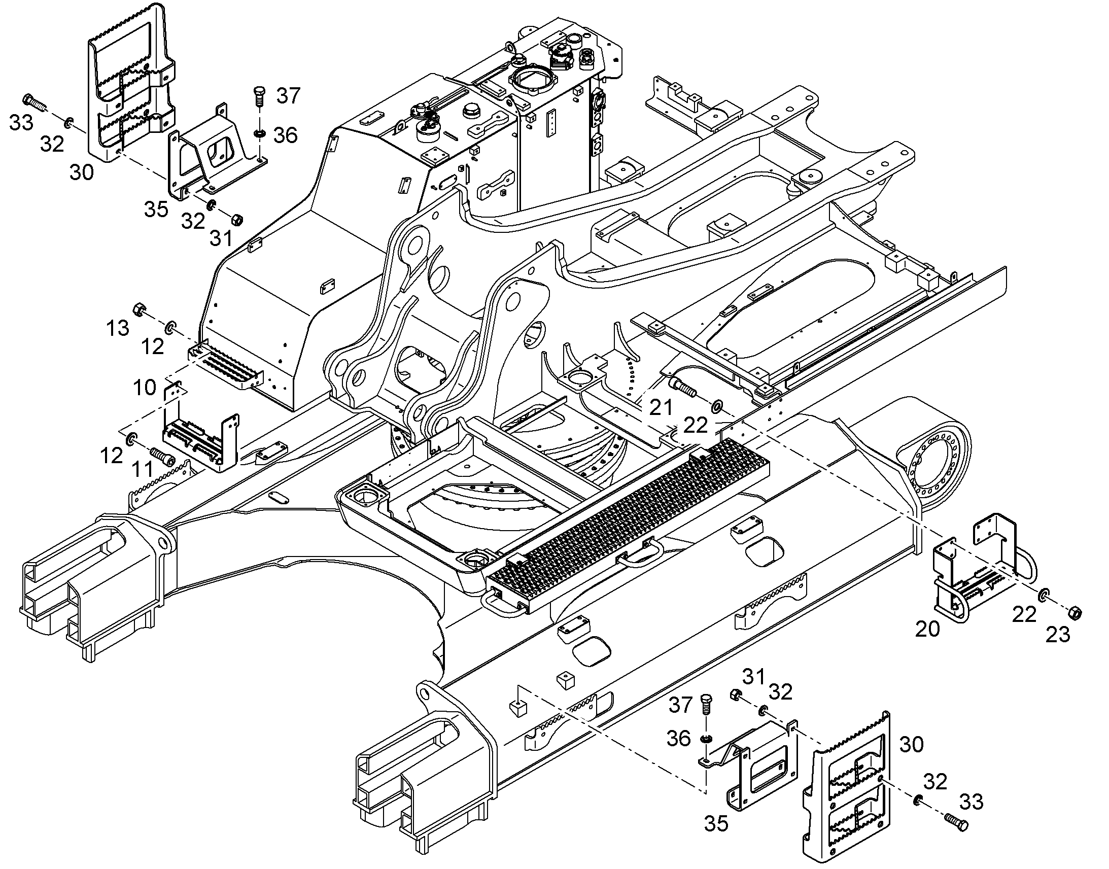 ВХОДНАЯ ЛЕСТНИЦА 11454617 LIEBHERR
