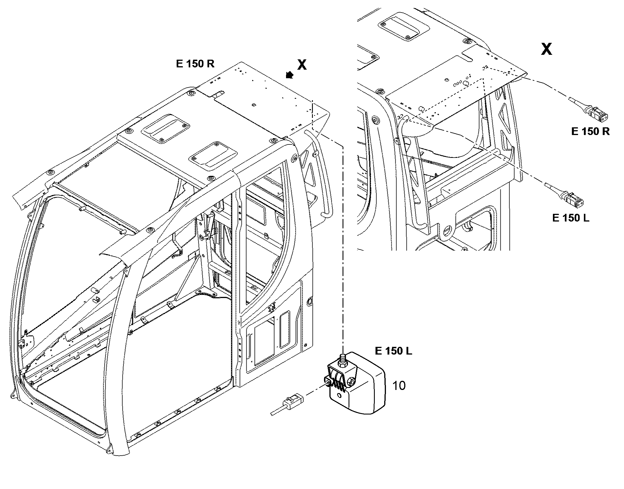 ПРОЖЕКТОР ДОПОЛНИТЕЛЬНЫЙ 11455234 LIEBHERR