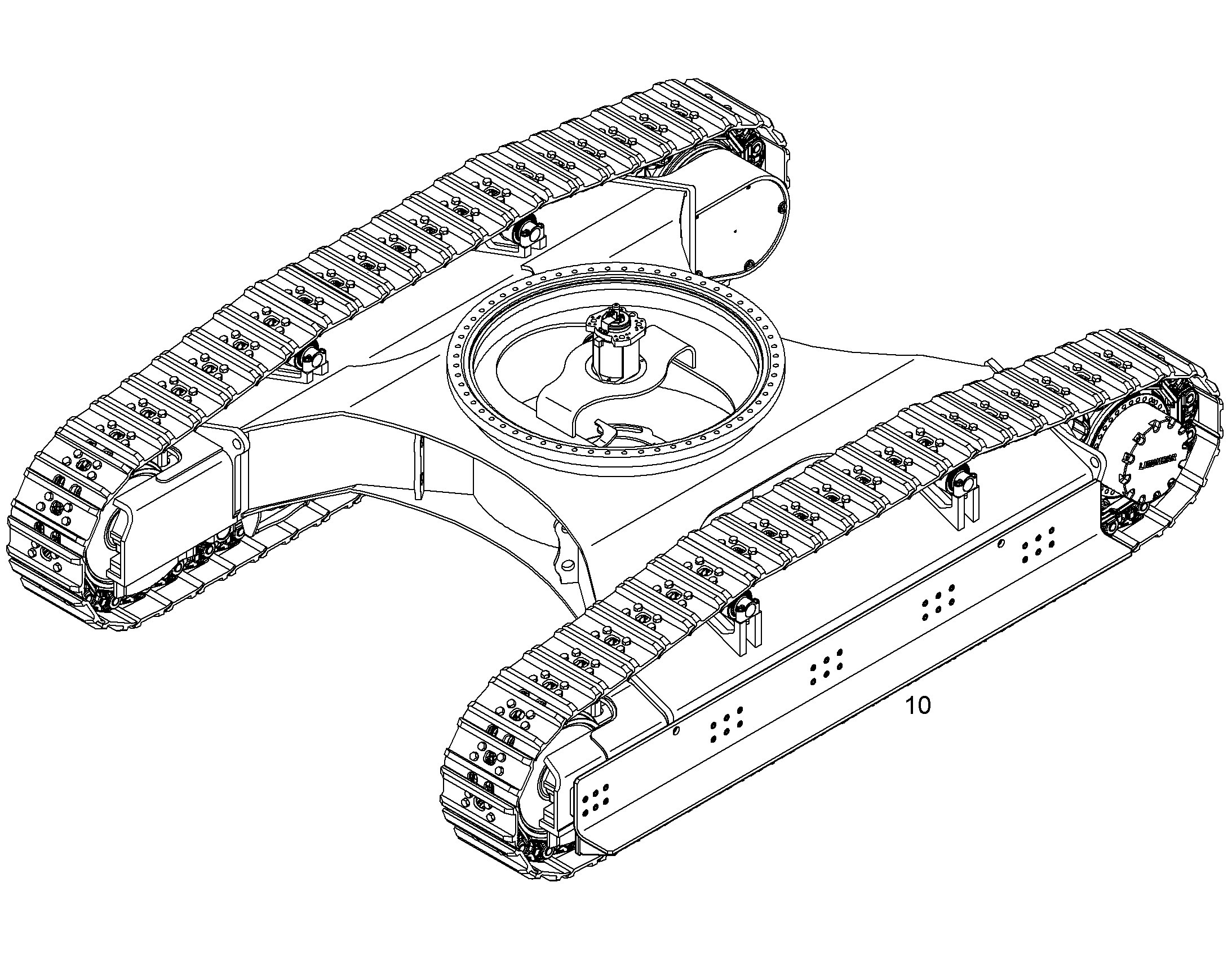 ПРОУШИНЫ КРЕП. ШАССИ 11452336 LIEBHERR