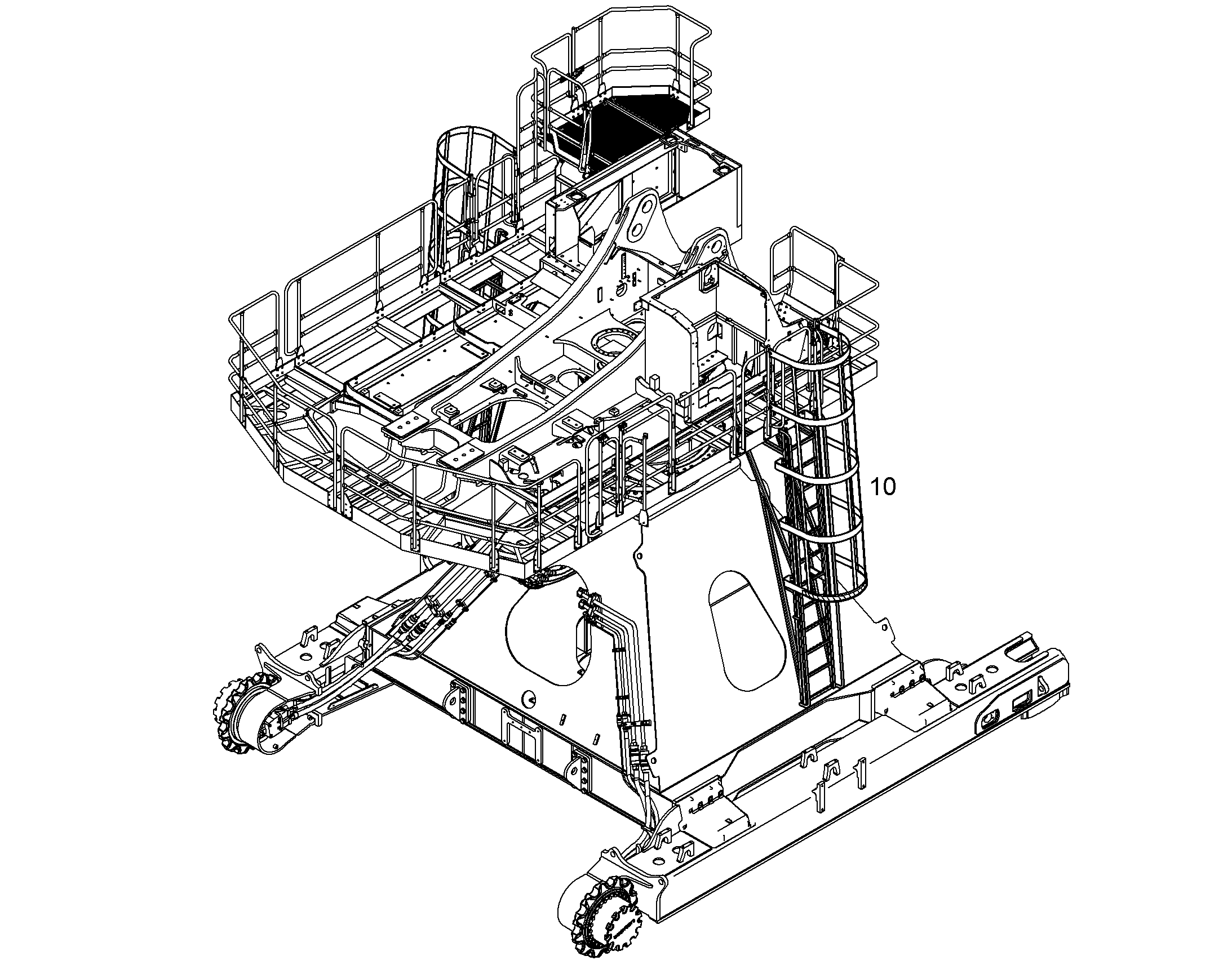 БАШНЯ ВОЗВЫШЕНИЯ 1200MM 10861703 LIEBHERR