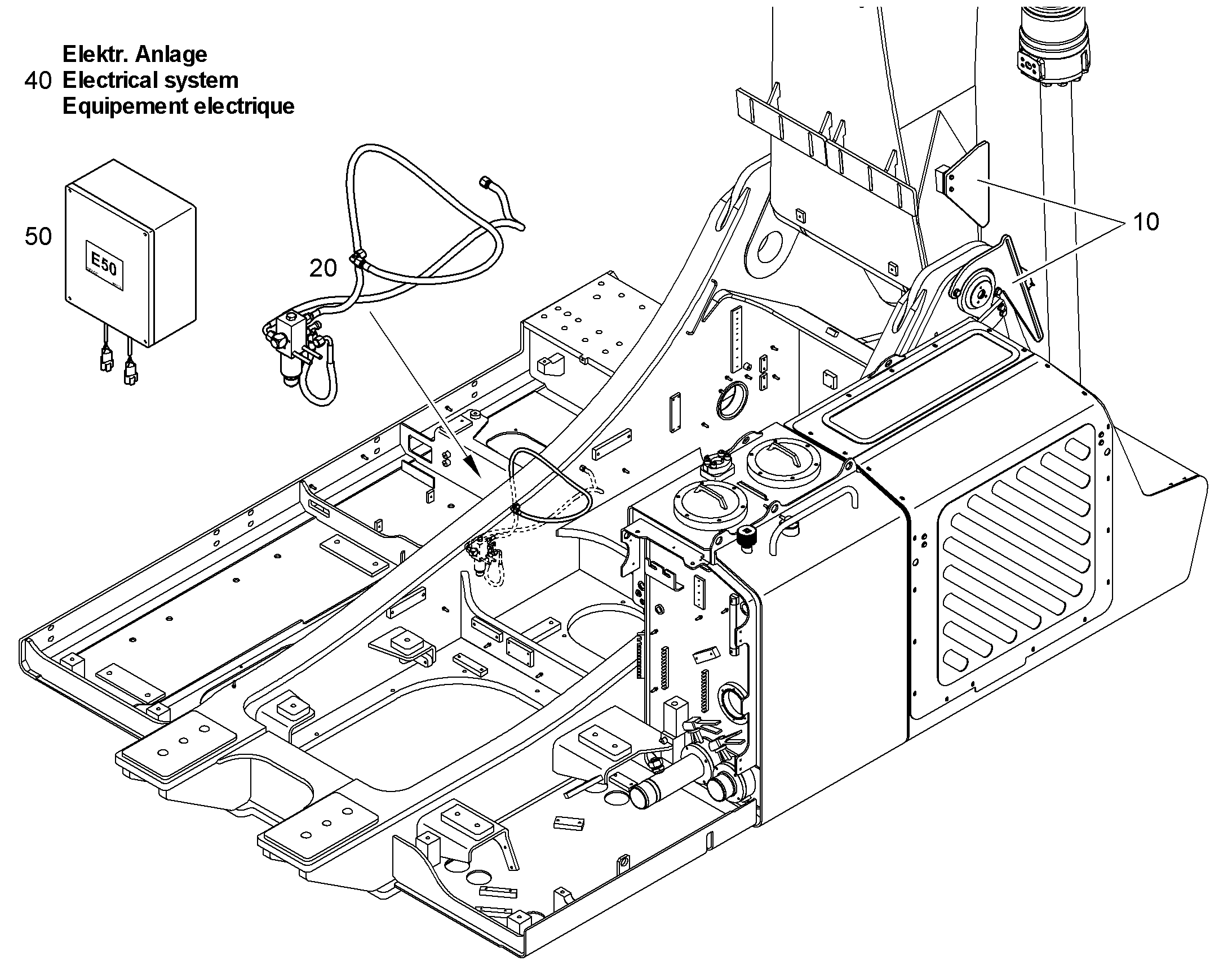 ДЕТАЛИ МОНТАЖНЫЕ ДЛЯ ОБОРУД. 10856274 LIEBHERR