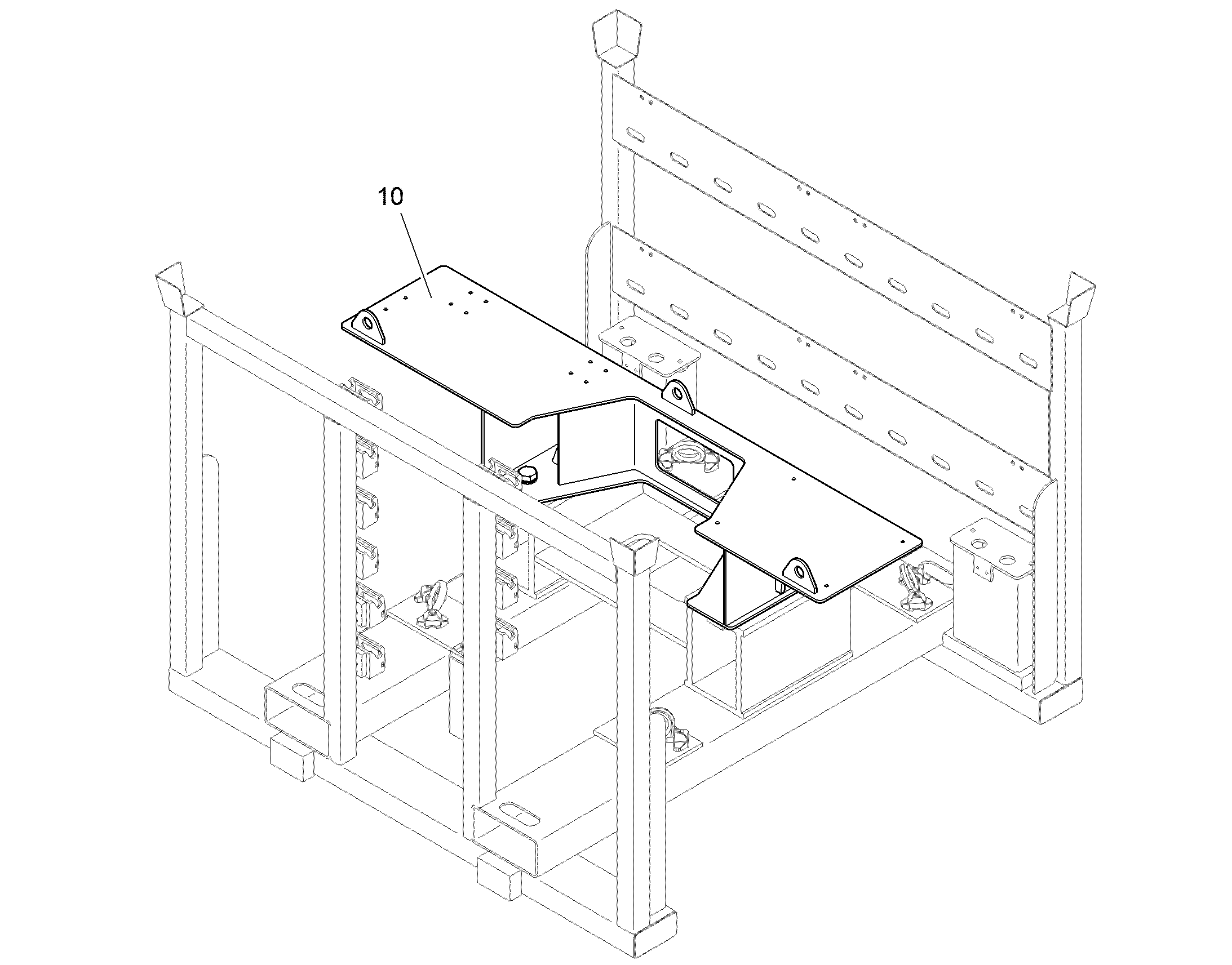 СТАНИНА ТРАНСПОРТНАЯ ARDENT/ANSUL 11457476 LIEBHERR
