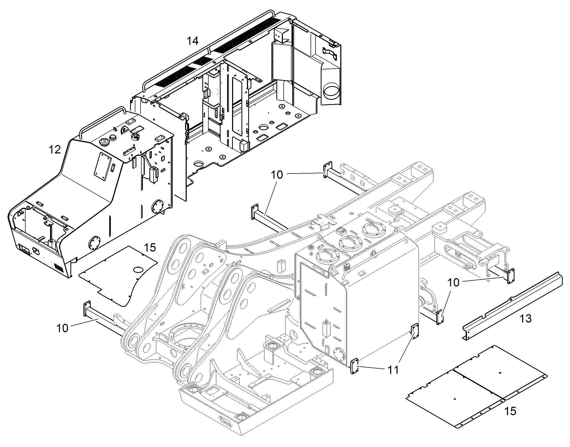 ПЕРЕОБОРУД. ПОВОР. ПЛАТФОРМЫ 10833752 LIEBHERR