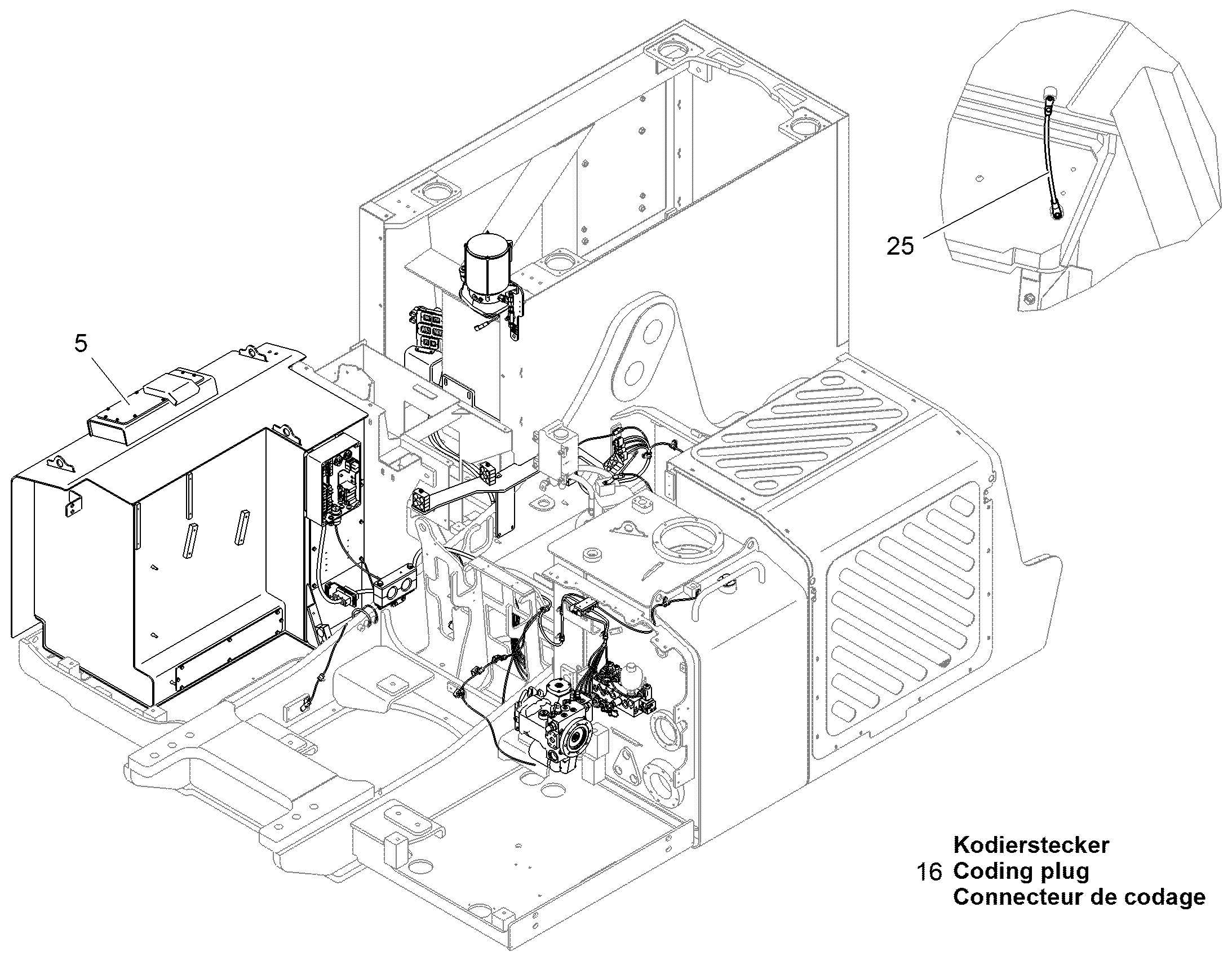 ПОСТАВЛЯЕМЫЙ КОМПЛЕКТ CLEMESSY 10407586 LIEBHERR