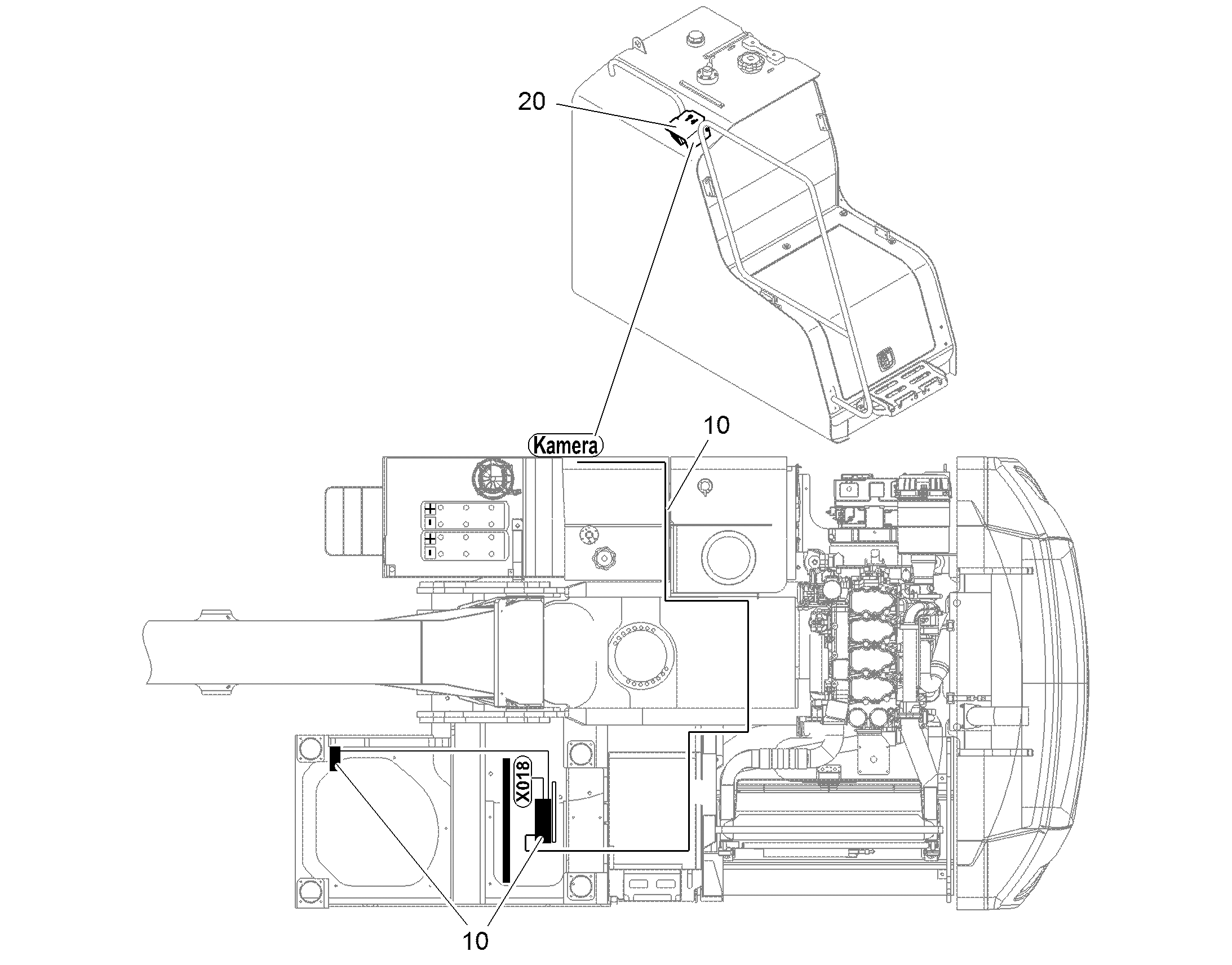 ВИДЕОНАБЛЮДЕНИЕ 10853080 LIEBHERR