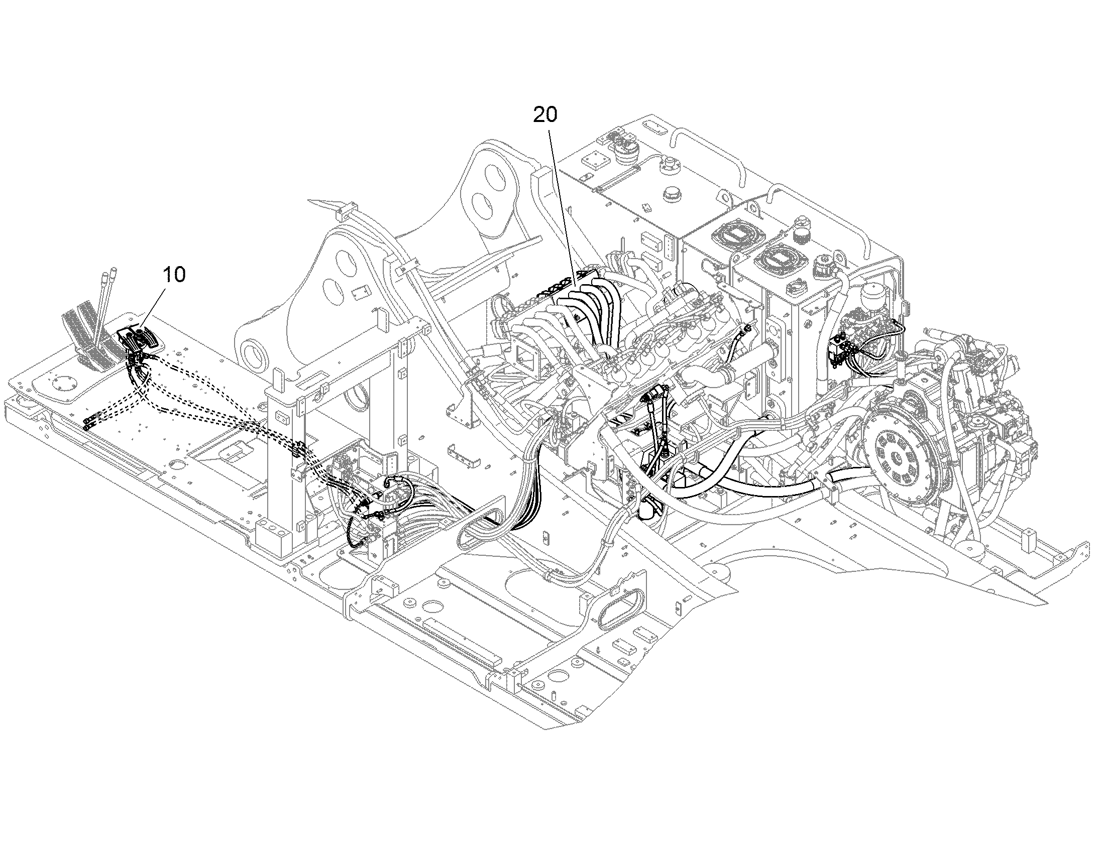 ДОПОЛНЕНИЕ-В ШАССИ AHS 12 10861675 LIEBHERR