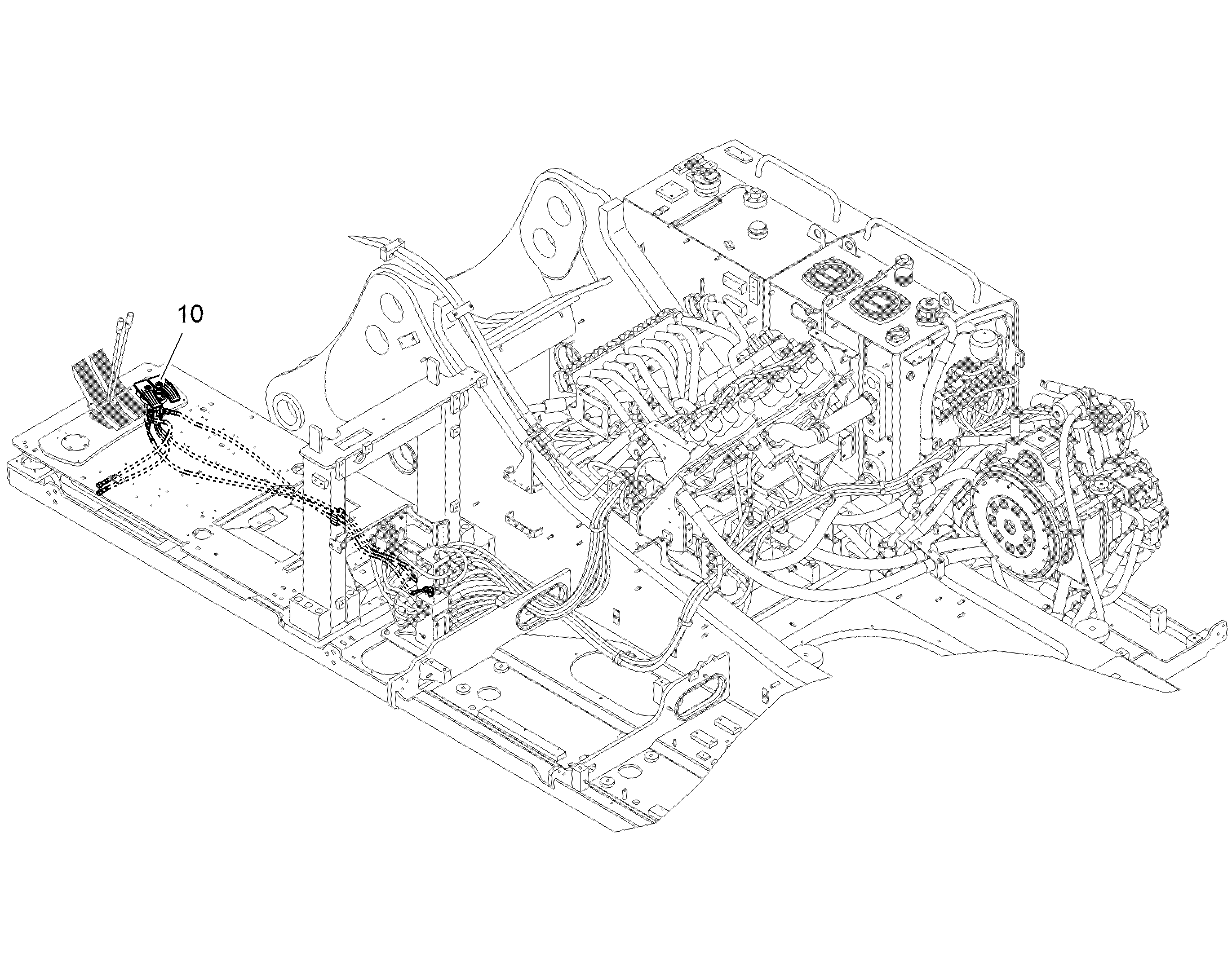 ДОПОЛНЕНИЕ-В ШАССИ AHS 12 10861694 LIEBHERR