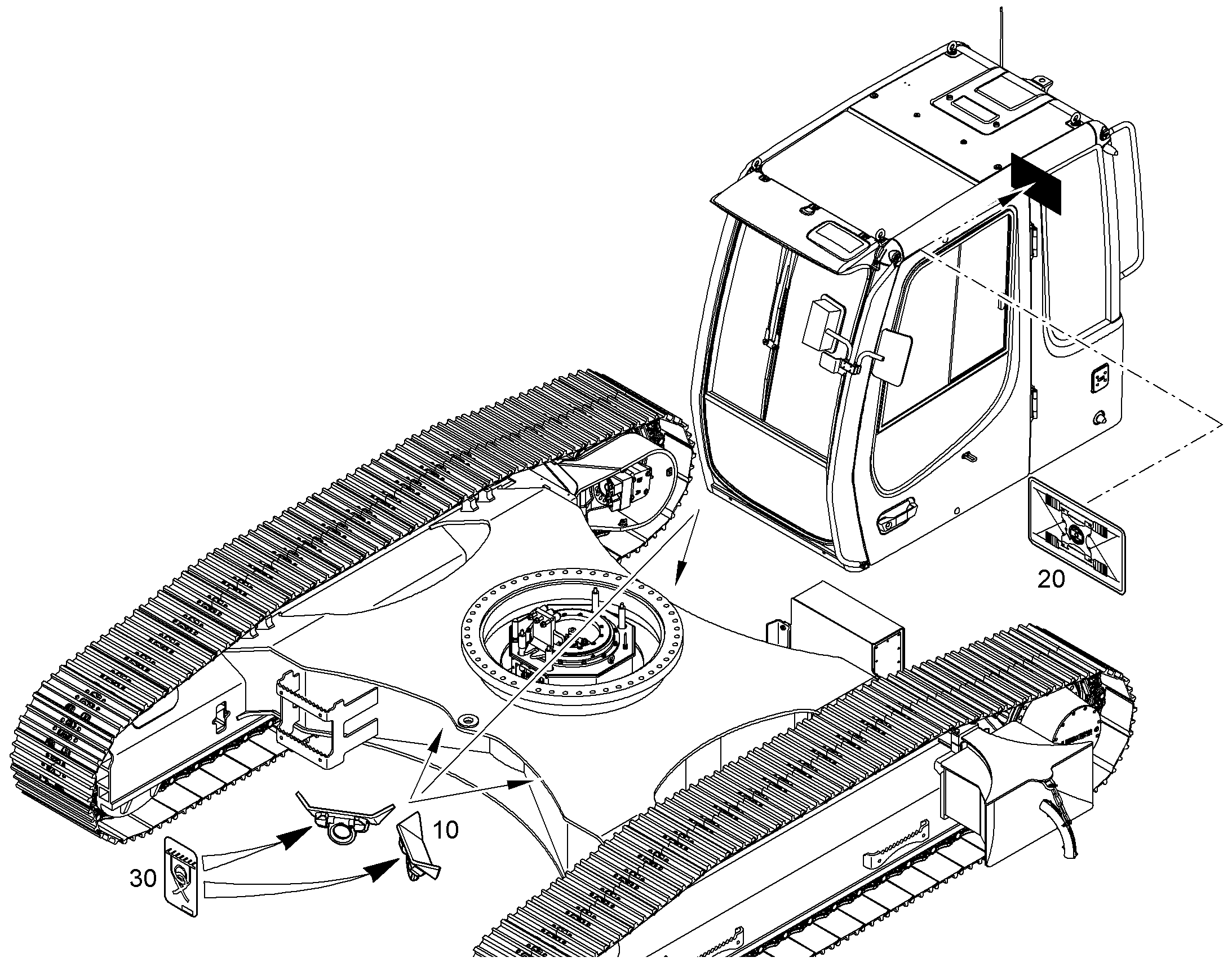 НАКЛЕЙКА 270mmX160mm 13496286 LIEBHERR