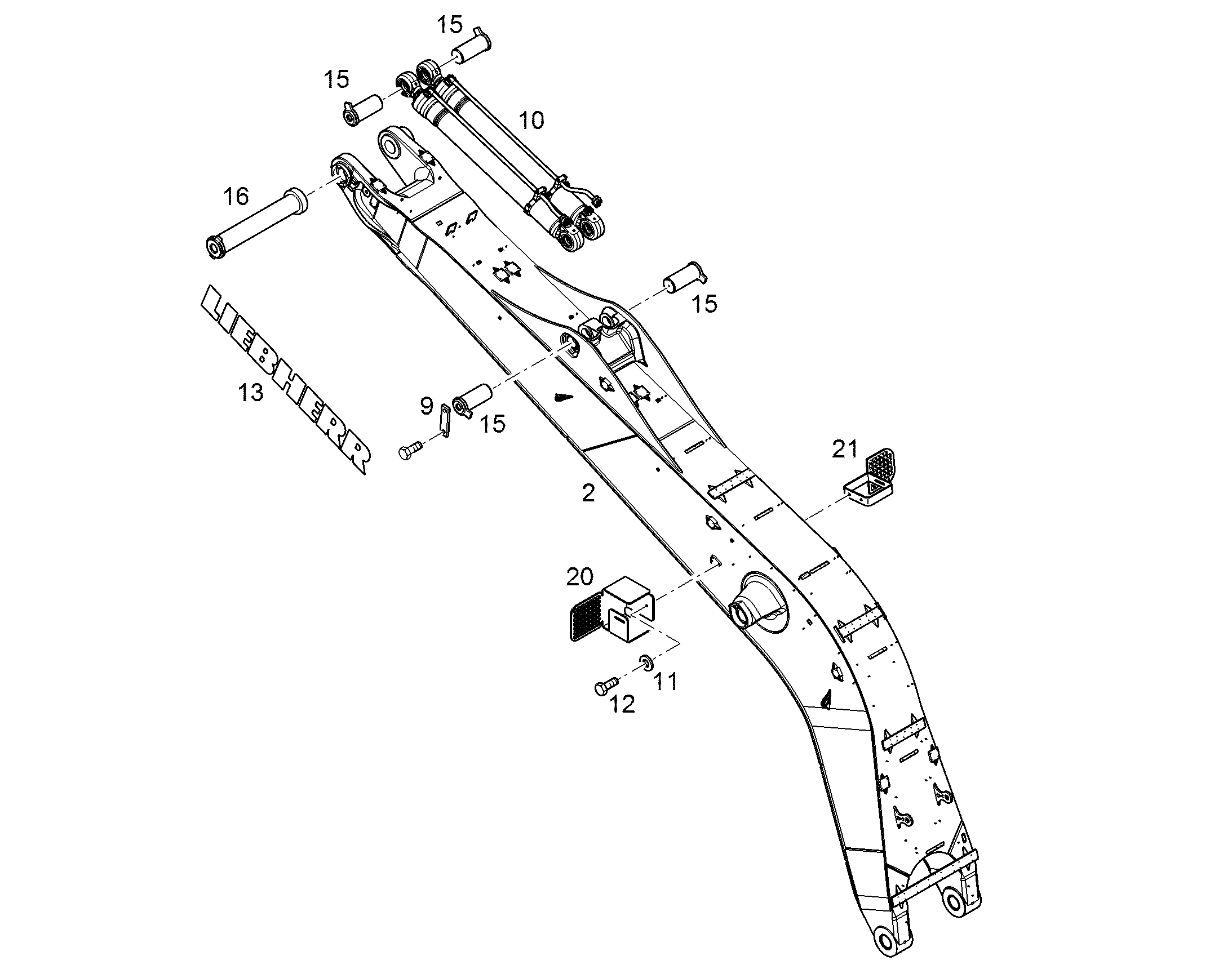 БОЛТ НИКЕЛЬ-ХРОМИР., КОМПЛ. 9765487 LIEBHERR