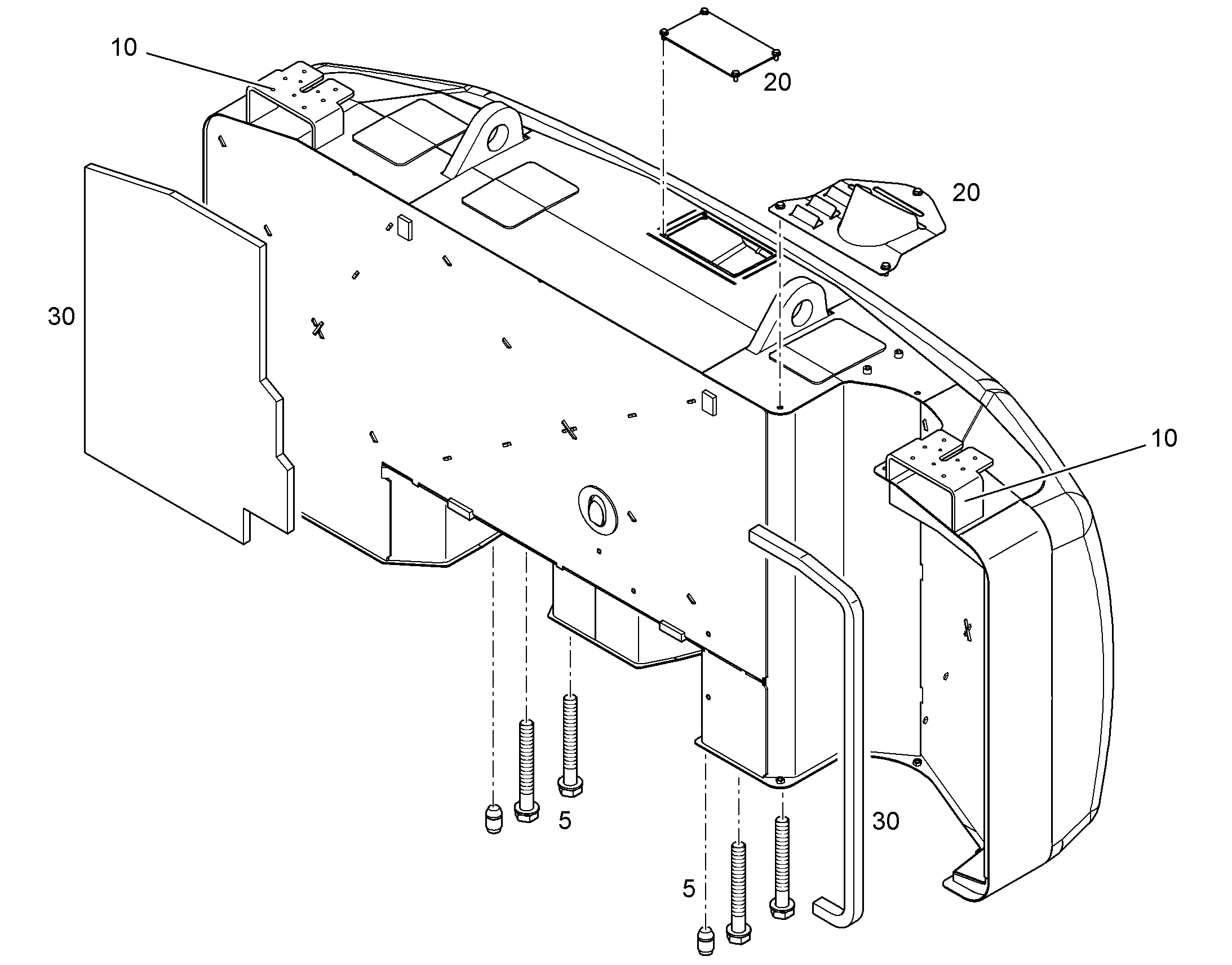 ВСТРОЕННЫЕ ДЕТАЛИ 10855047 LIEBHERR