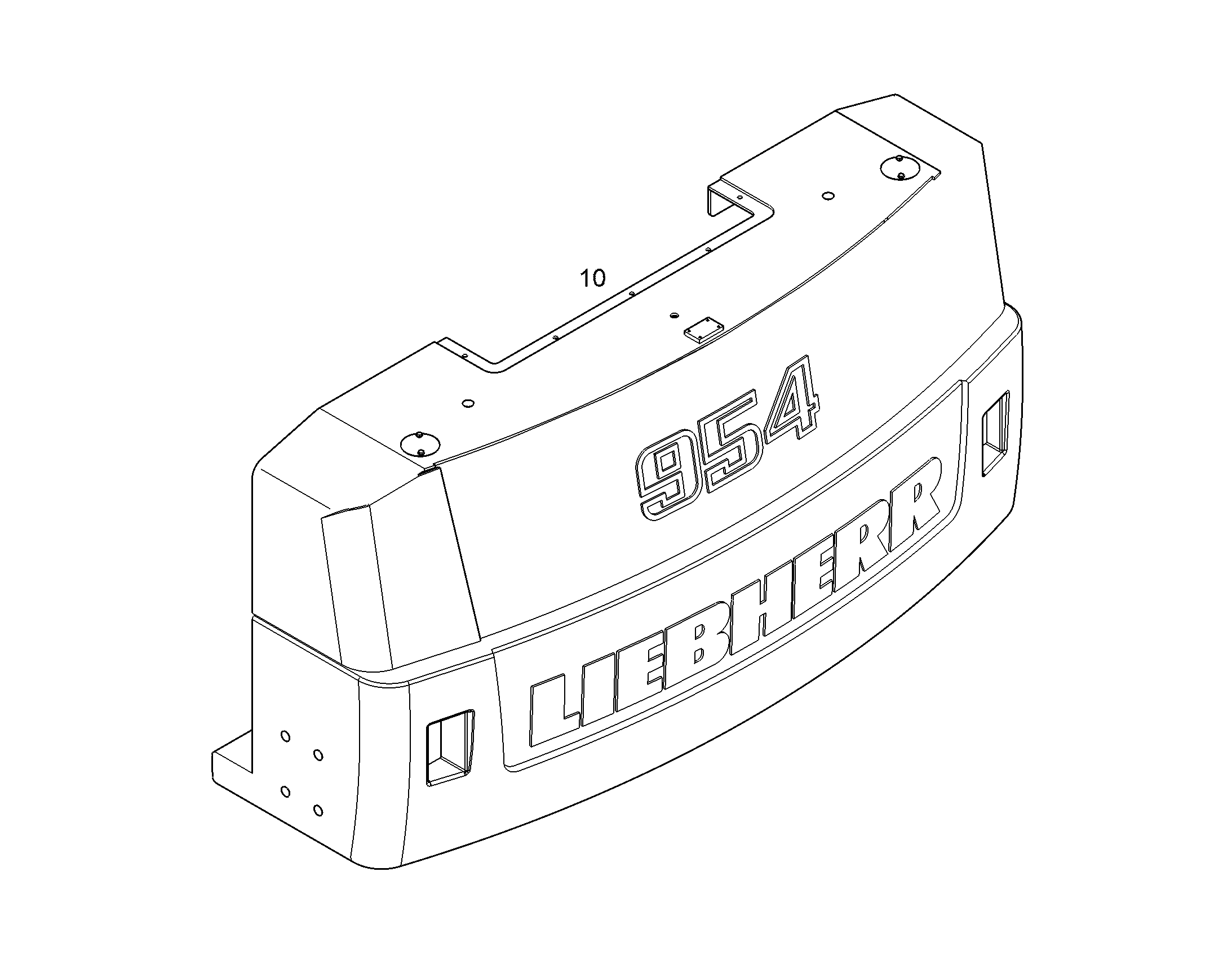 БАЛЛАСТНЫЙ ГРУЗ, УЗЕЛ 11465507 LIEBHERR