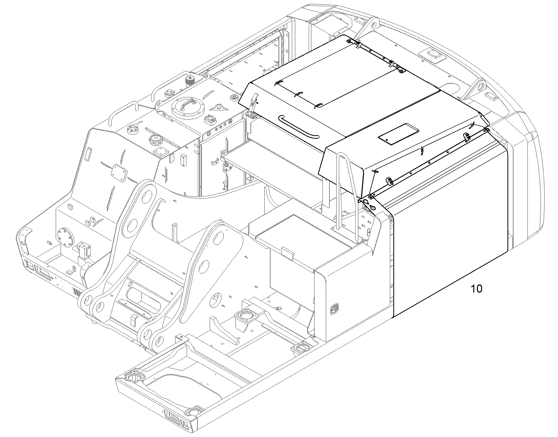 ЗАЩИТНЫЙ БРЕЗЕНТ 10856662 LIEBHERR