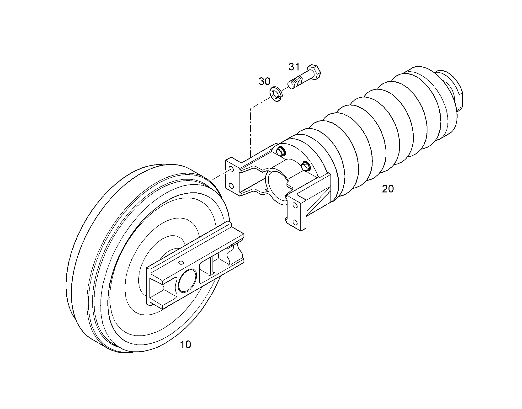 ПРИСПОСОБЛЕНИЕ ЗАЖИМНОЕ 11696977 LIEBHERR
