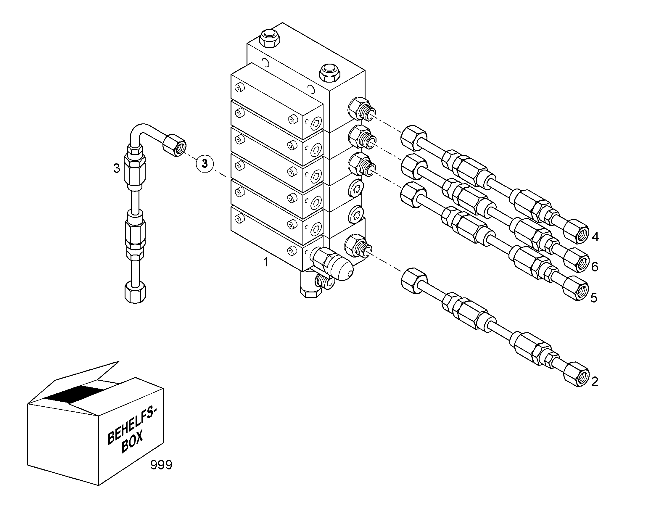 ШЛАНГ 6,3X3295 10007029 LIEBHERR
