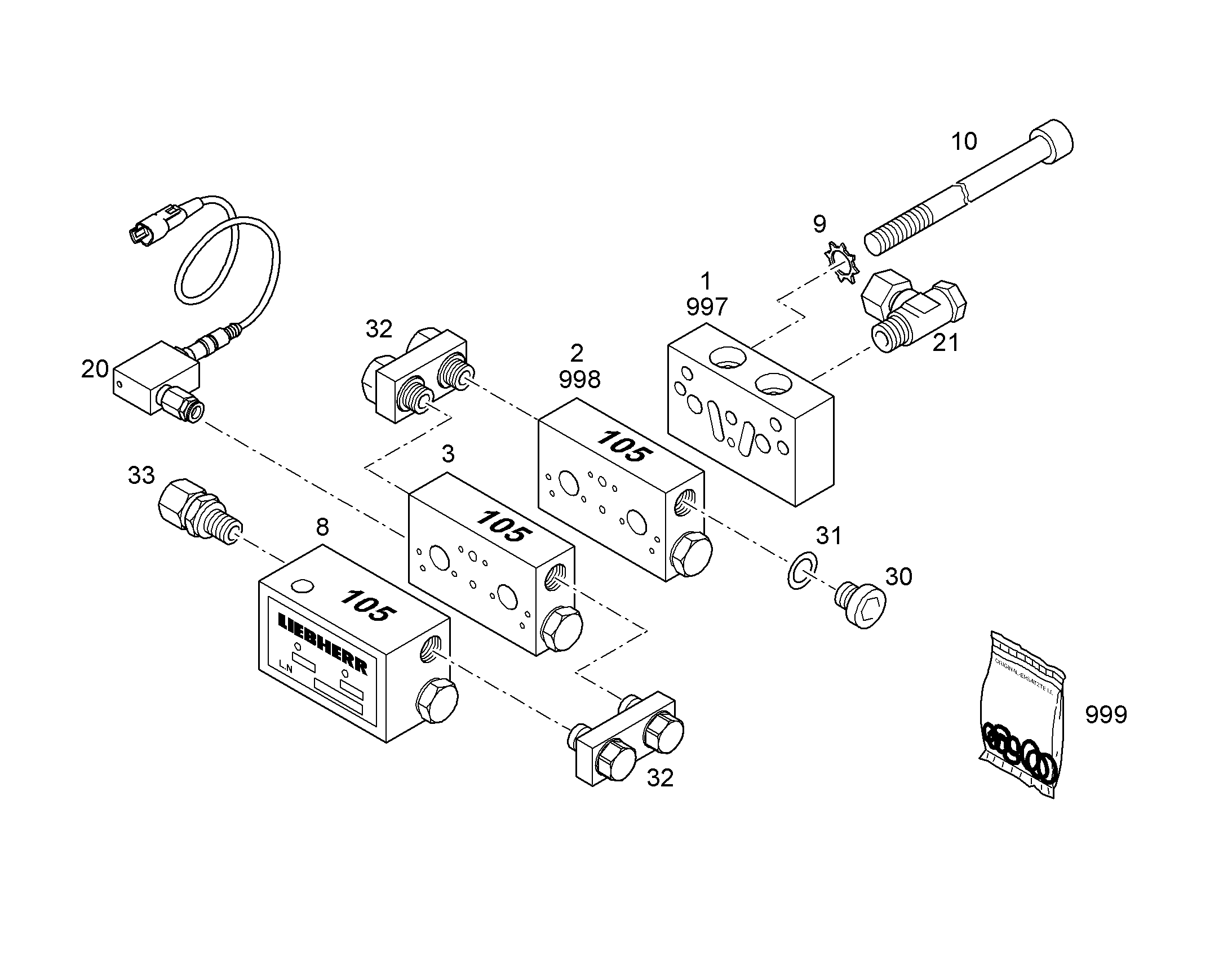 ПЕРЕКЛЮЧАТЕЛЬ БЕСКОНТАКТНЫЙ 10331873 LIEBHERR