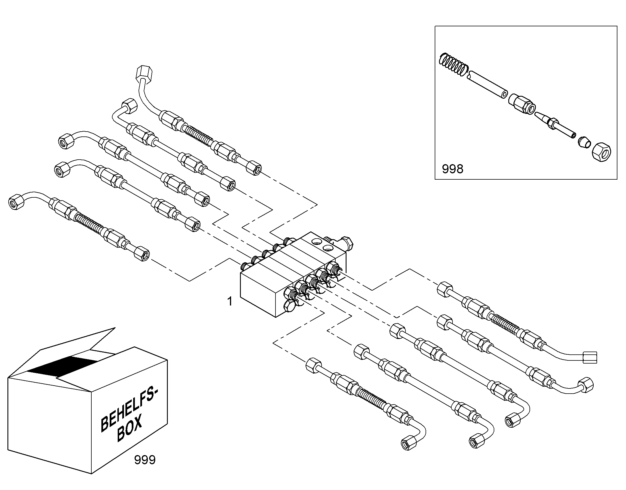 РАСПРЕДЕЛИТЕЛЬ MX-F 5/10 10353382 LIEBHERR