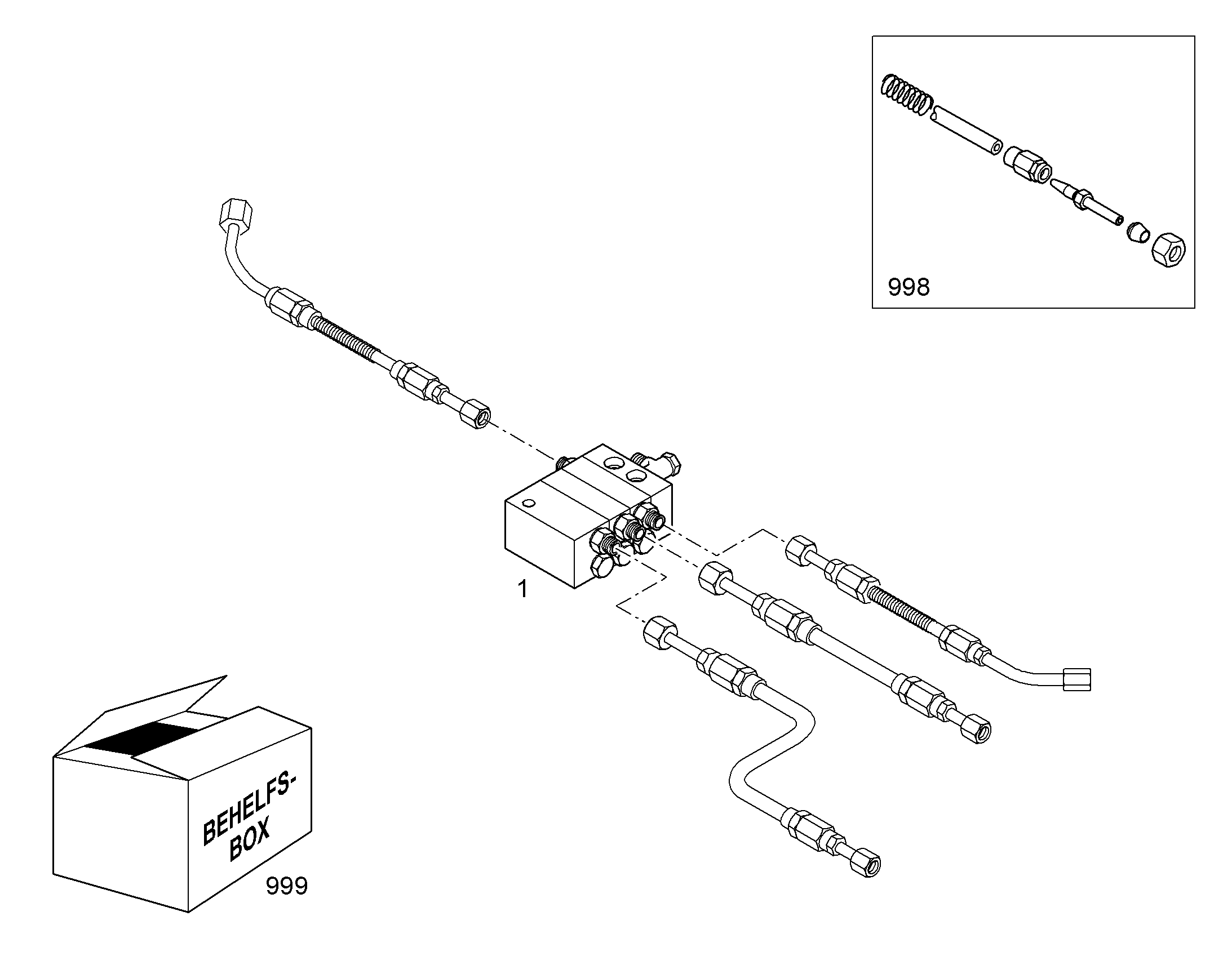 РАСПРЕДЕЛИТЕЛЬ MX-F 3/4 10037568 LIEBHERR
