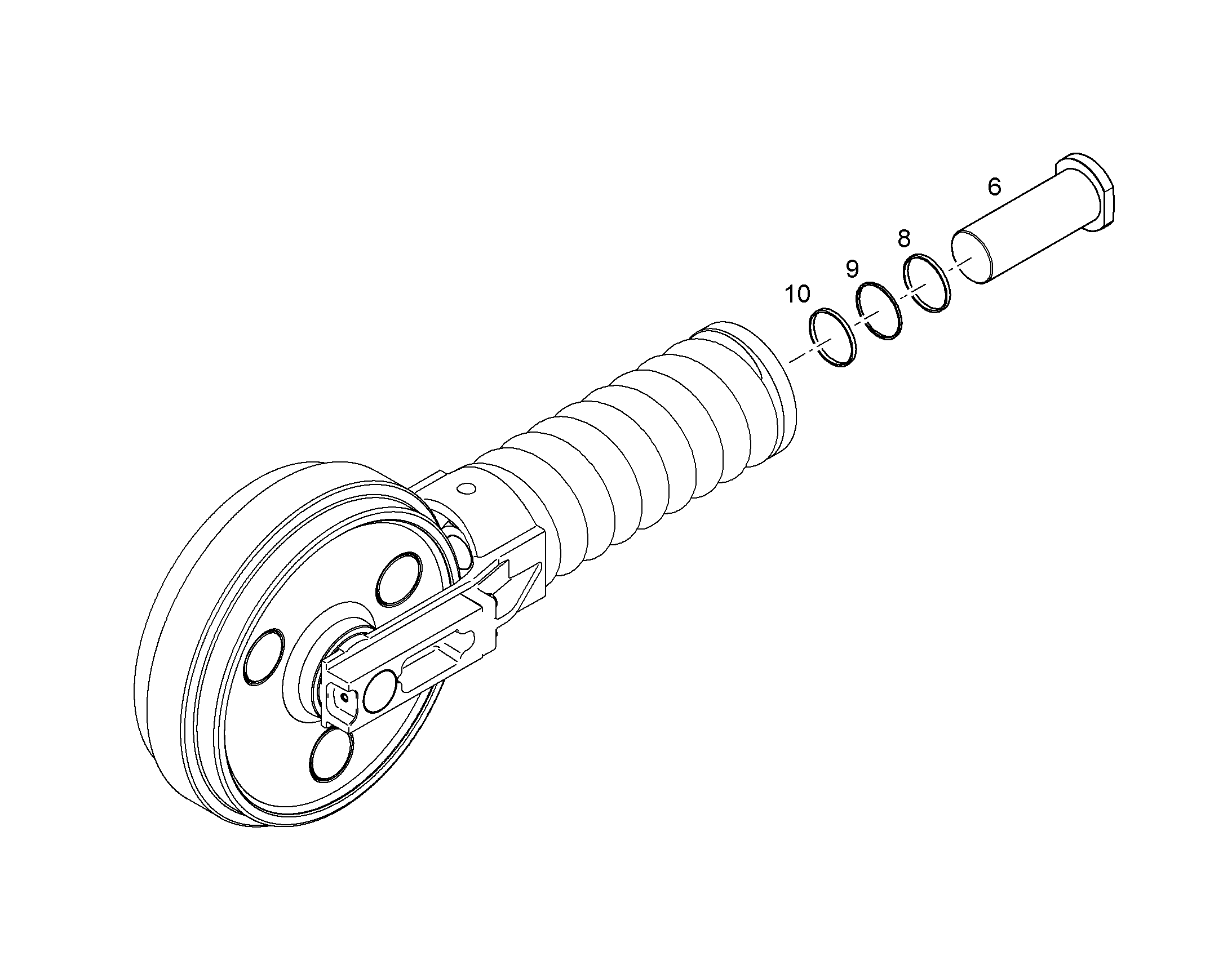 КОЛЬЦО УПЛОТНИТЕЛЬНОЕ ПАЗОВОЕ 48138 7366049 LIEBHERR