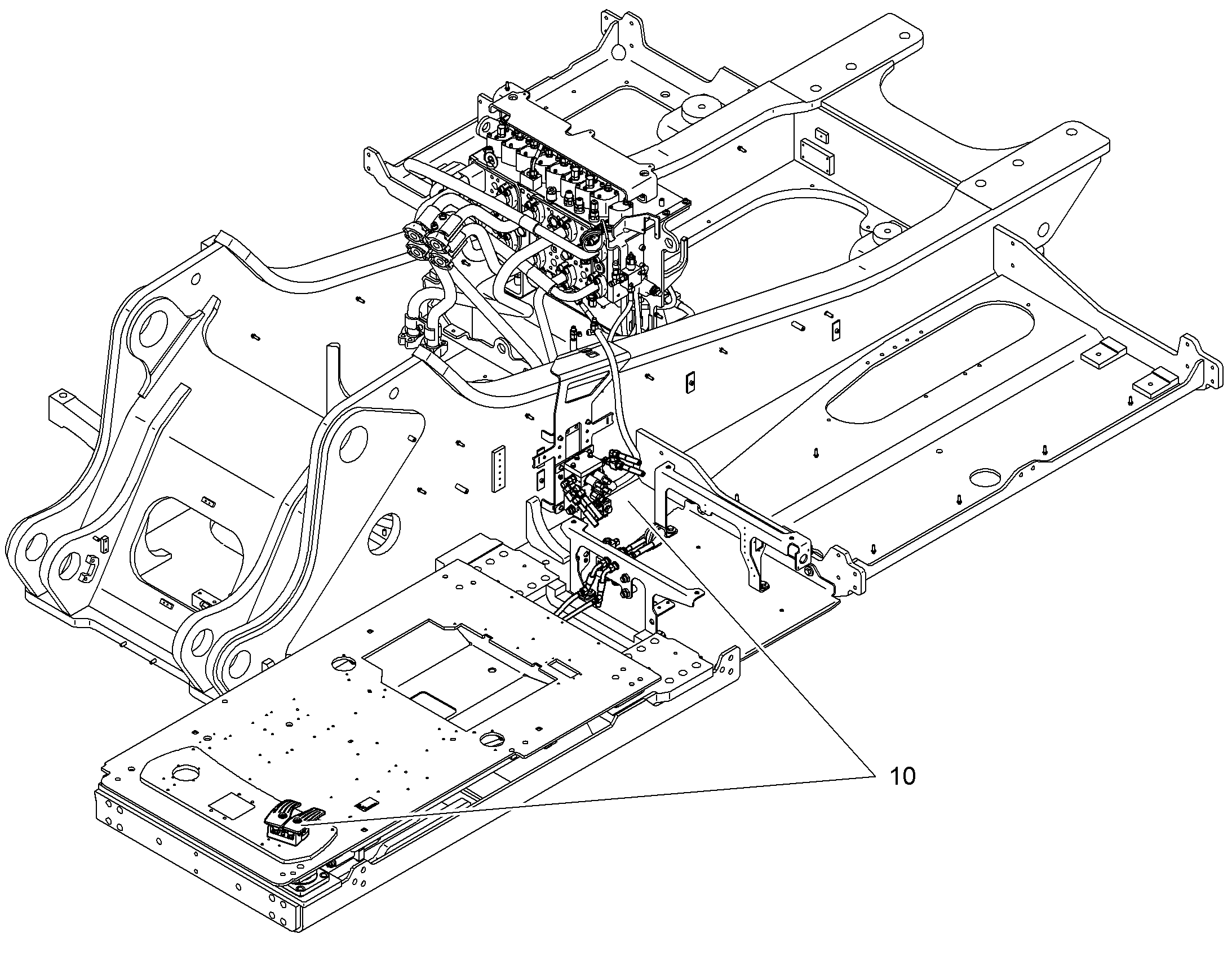 ПЕРЕКЛЮЧЕНИЕ УПРАВЛЕНИЕ 10861559 LIEBHERR