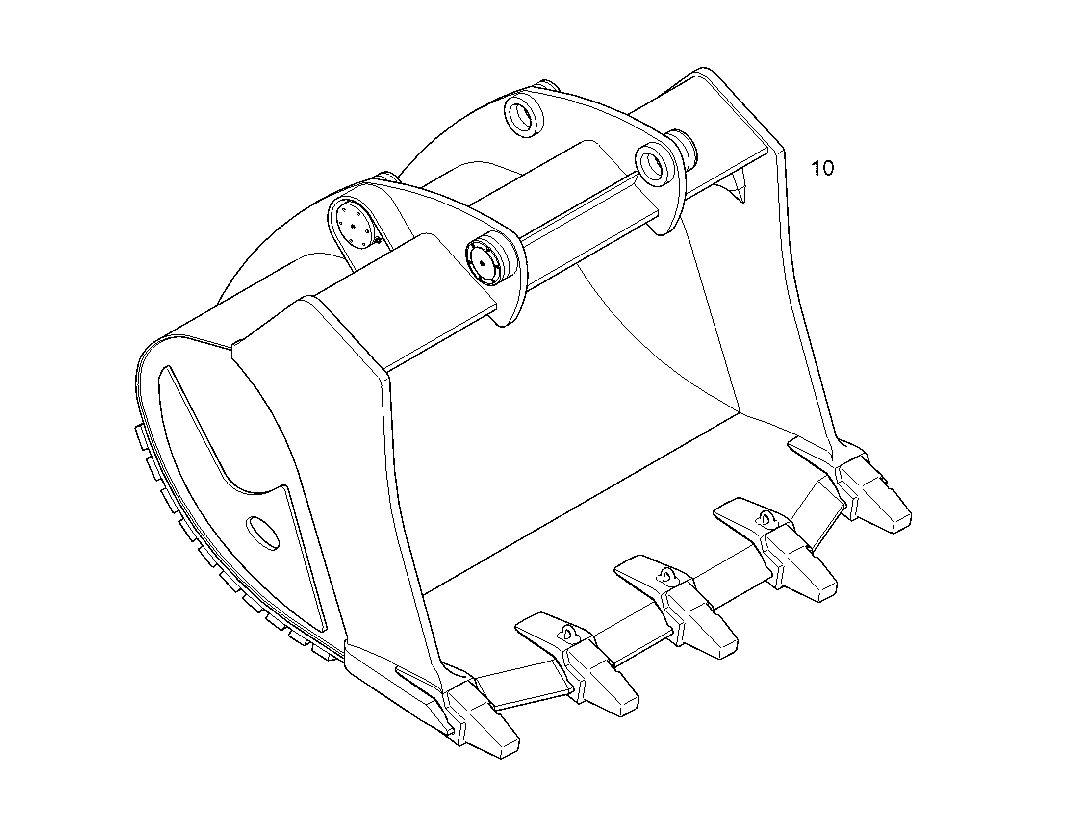 ЛОПАТА ОБРАТНАЯ HD 11453710 LIEBHERR