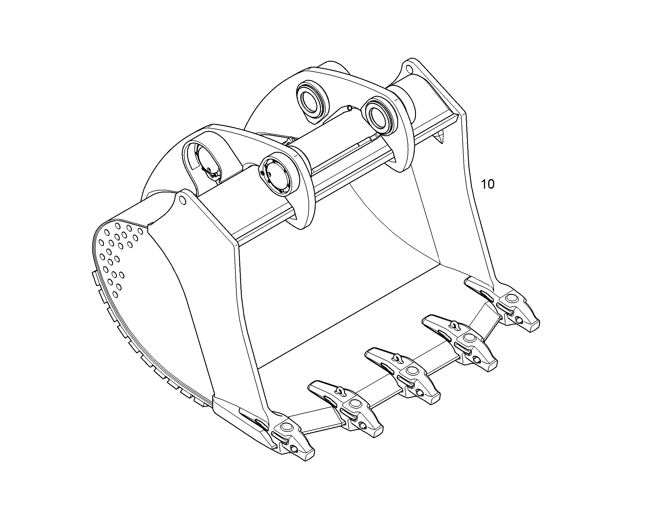 ЛОПАТА ОБРАТНАЯ 10864407 LIEBHERR
