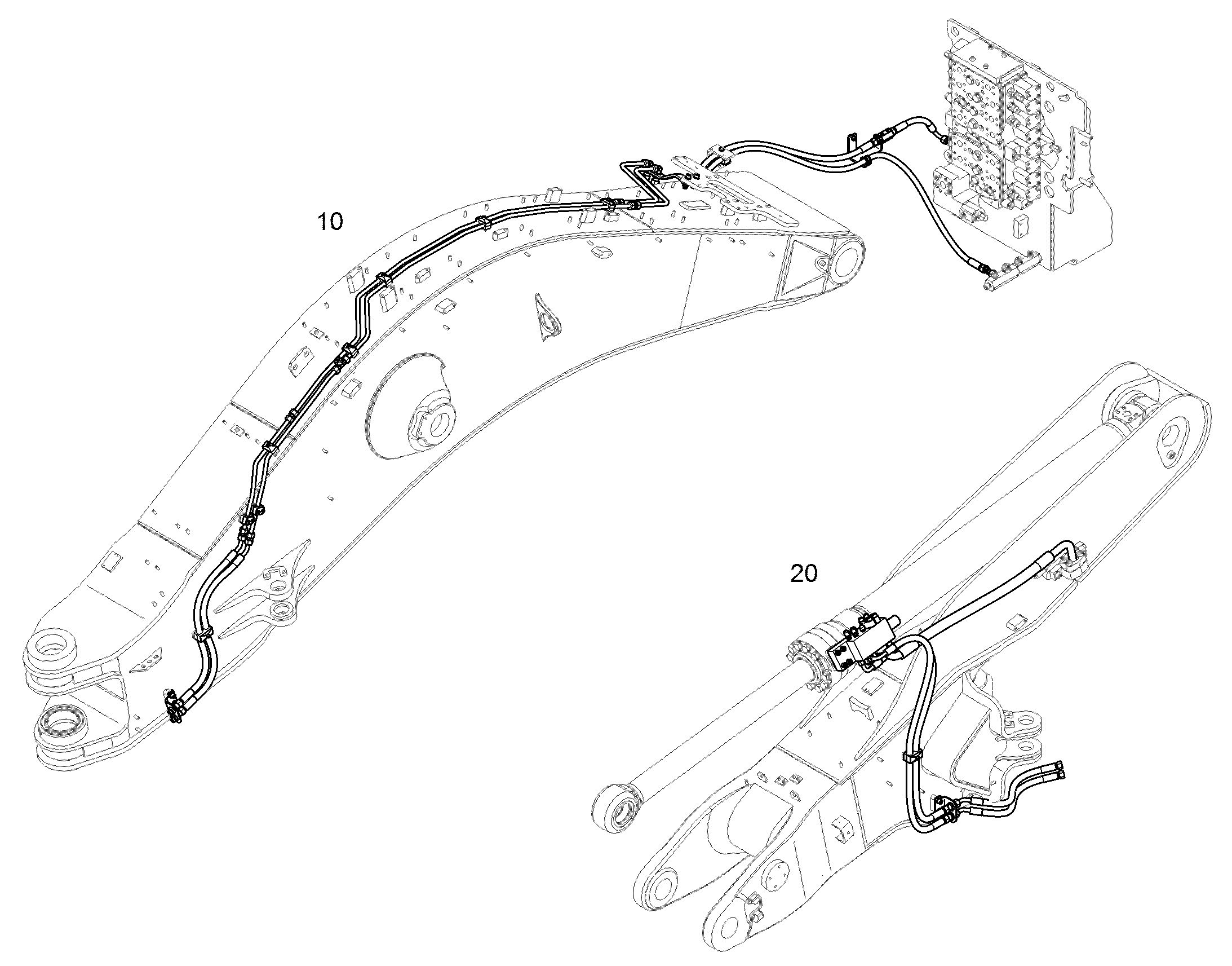 ЗАЩ.ТРУБЫ ЦИЛ.РУК. 10826792 LIEBHERR