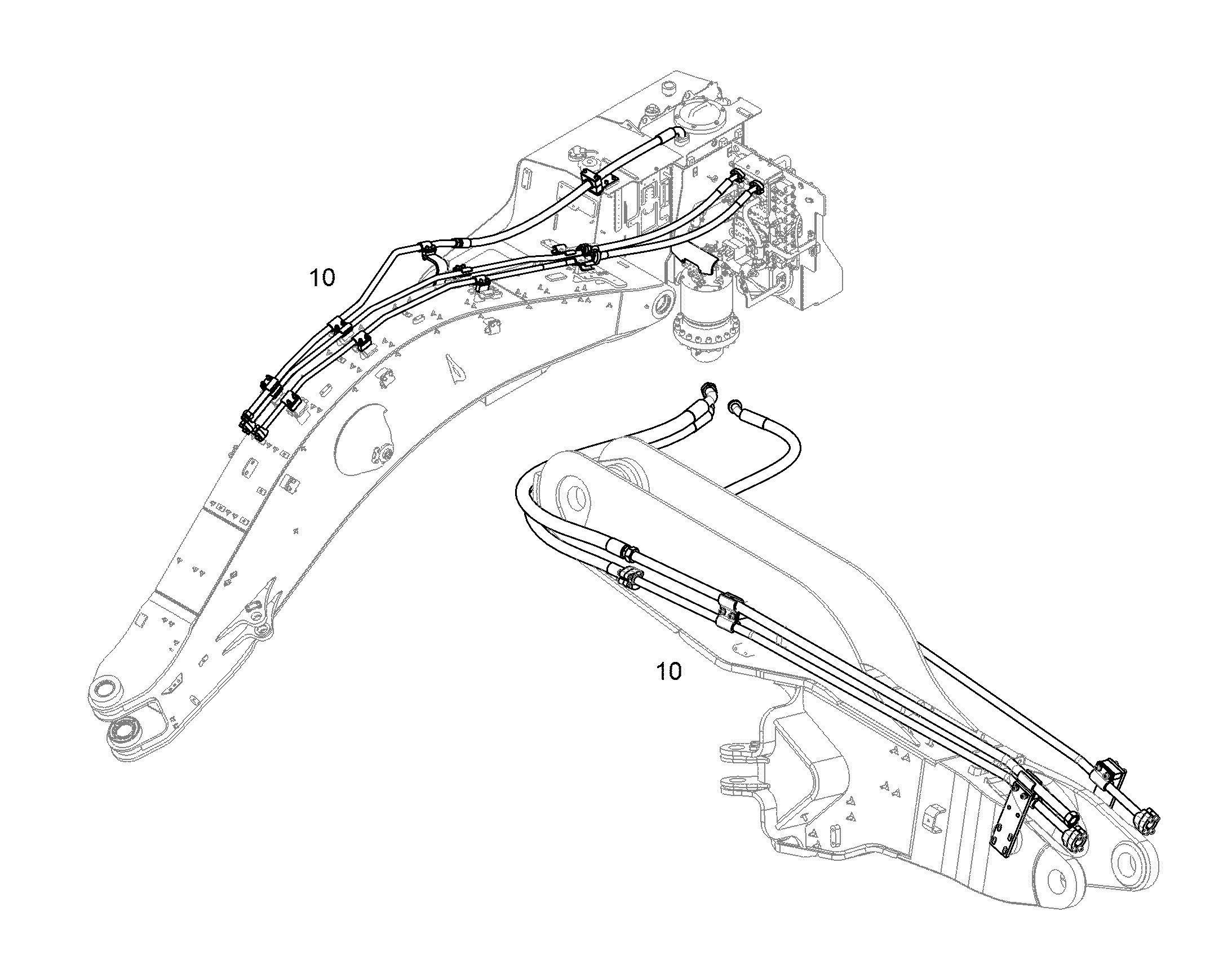 ПРОВОДКА МОНТАЖ AHS 11454692 LIEBHERR
