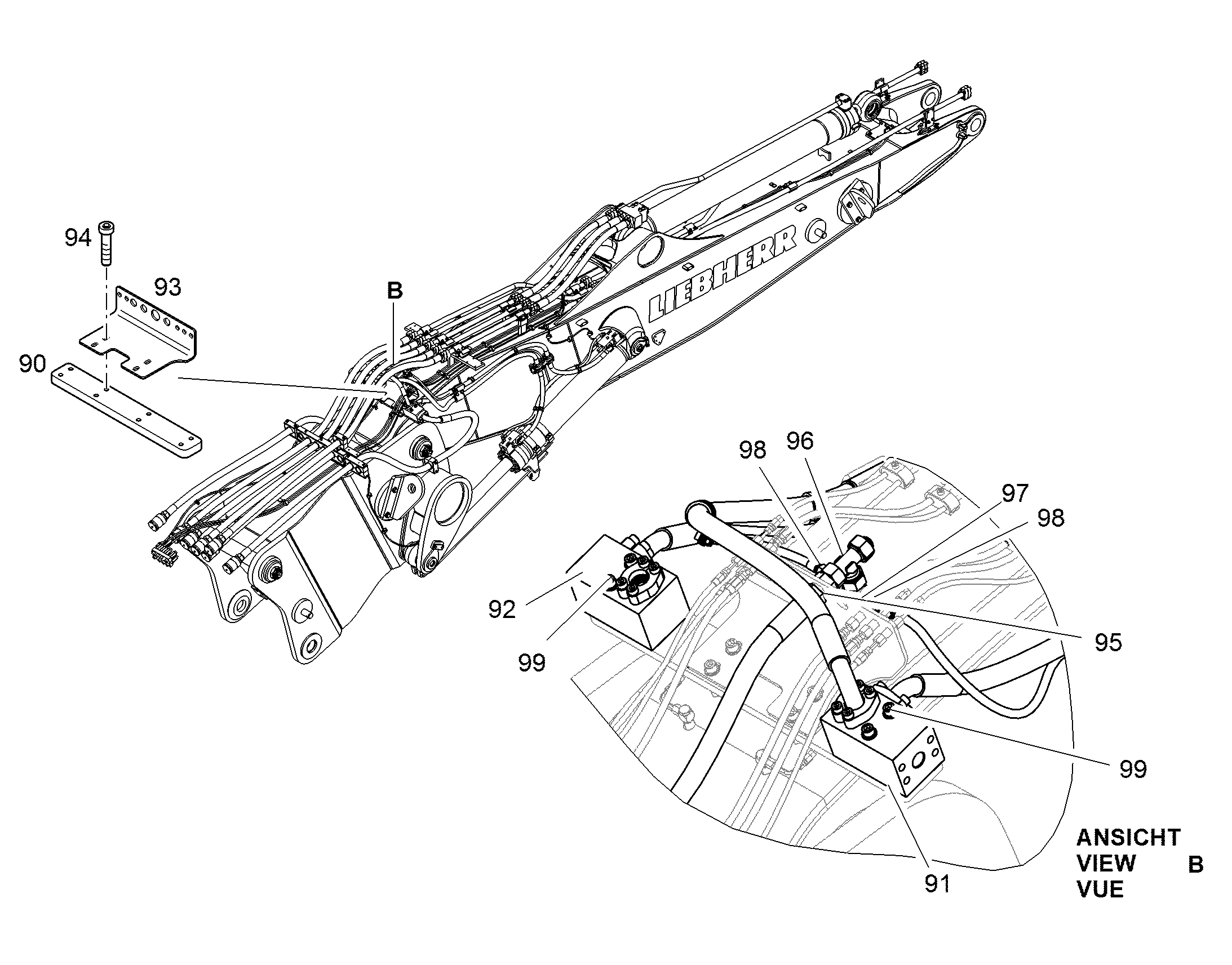 ЛИСТ 10092303 LIEBHERR