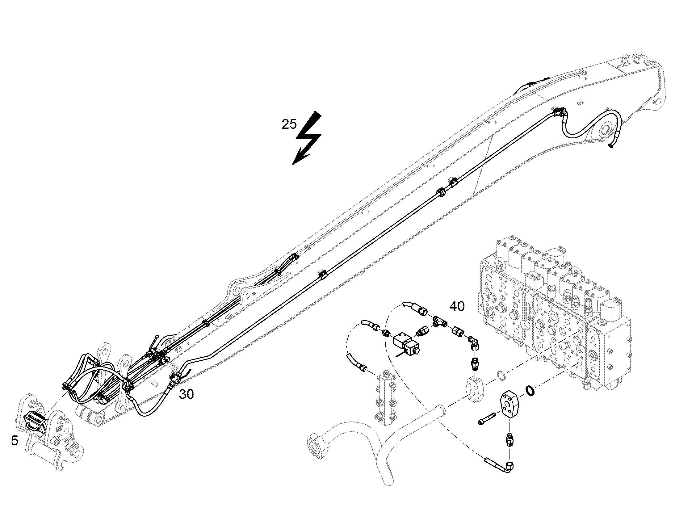 ГИДРАВЛИЧЕСКАЯ СИСТЕМА 10855914 LIEBHERR