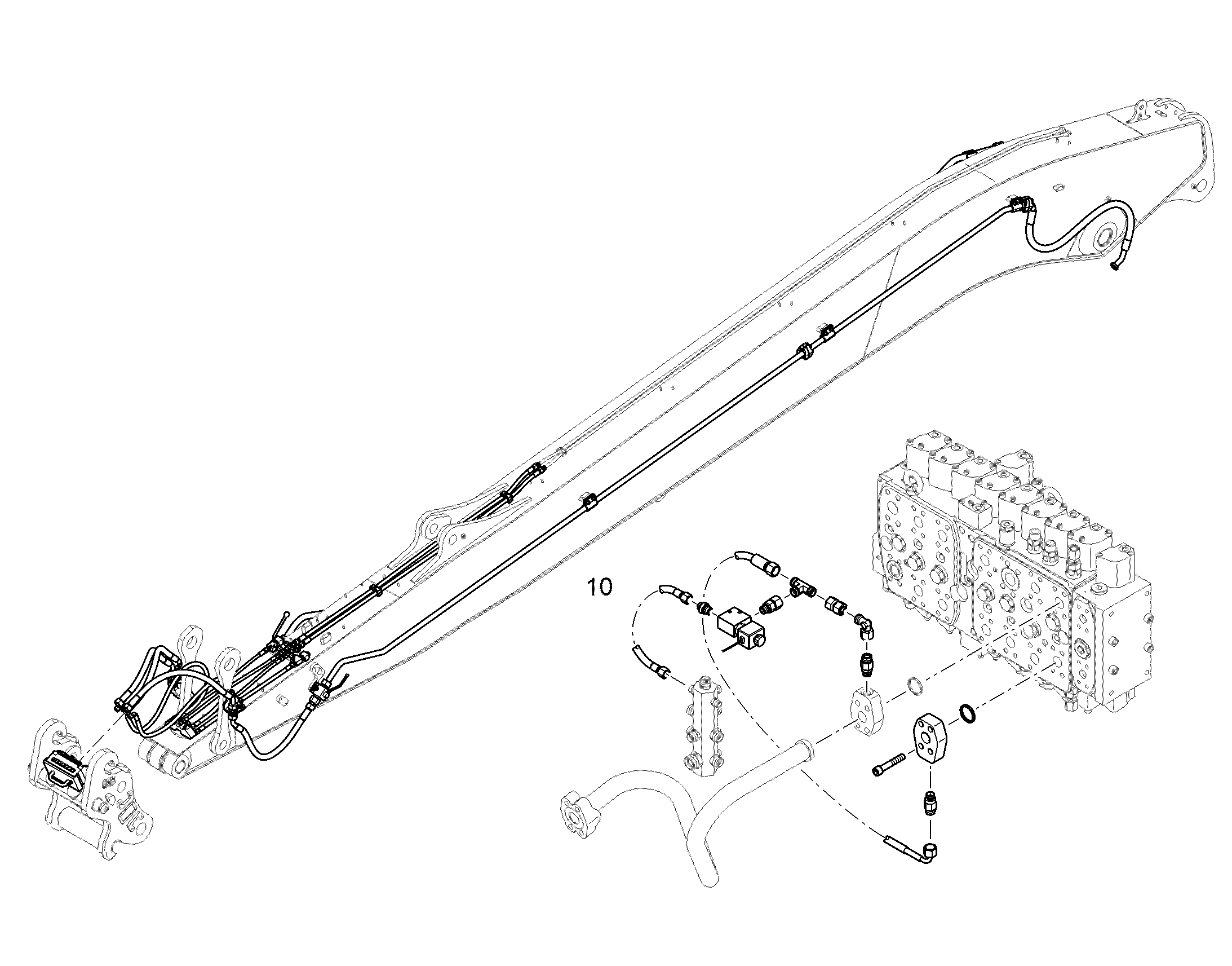 LIKUFIX 48 ДЛЯ РУКОЯТИ КОВША 7,70M 10855913 LIEBHERR