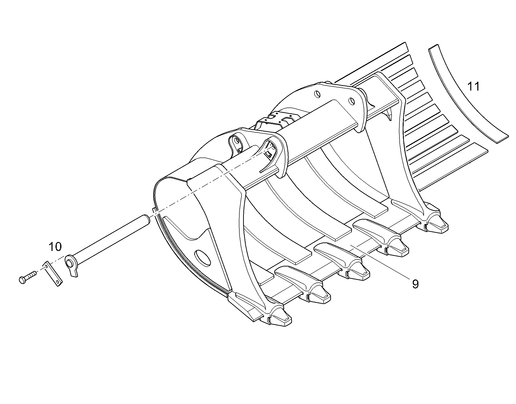 ЗАБРАЛО КОВША 10831910 LIEBHERR