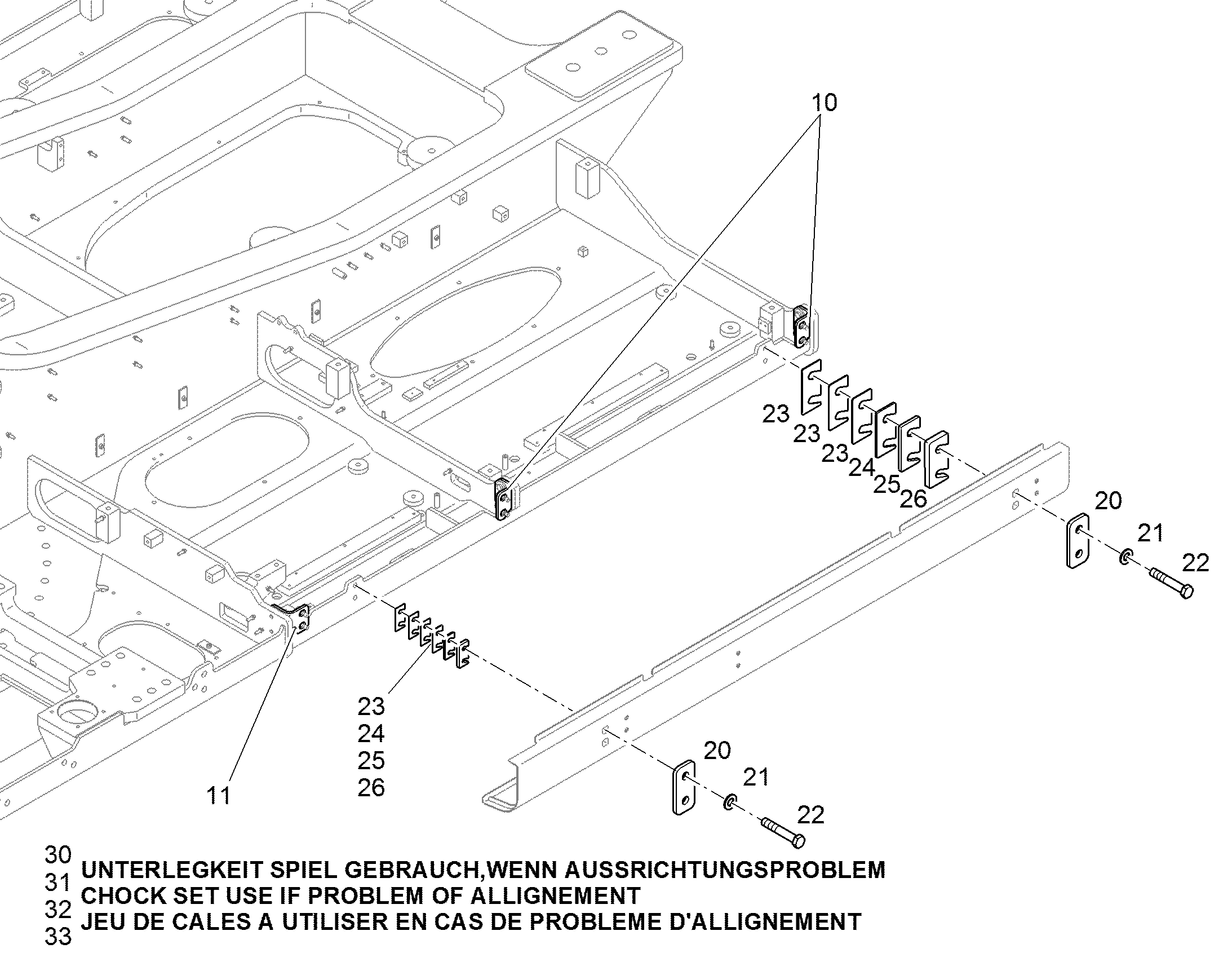 ПРОТИВООТКАТНЫЙ УПОР 11733972 LIEBHERR