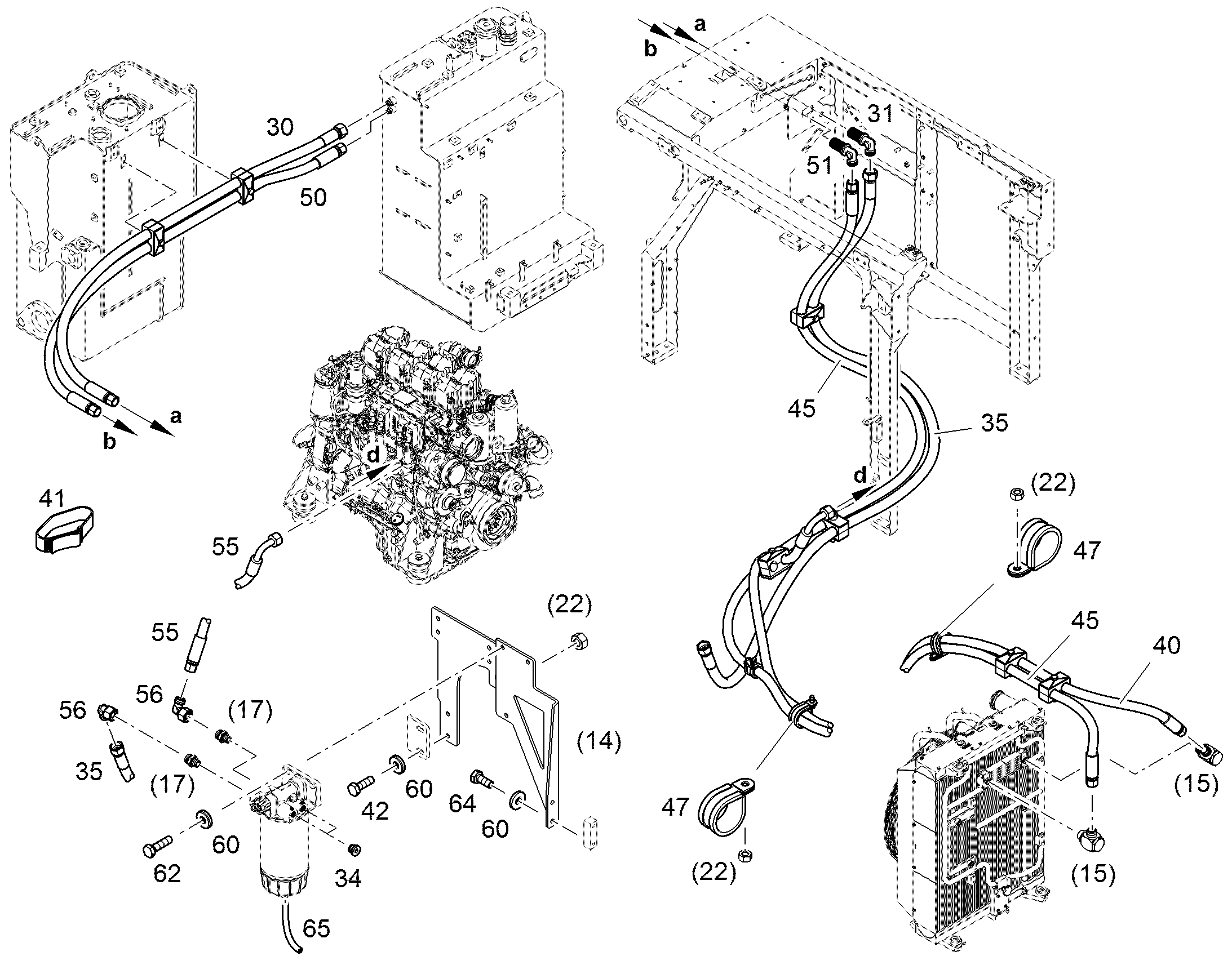ШЛАНГ ТОПЛИВНЫЙ 12X3150 11622167 LIEBHERR