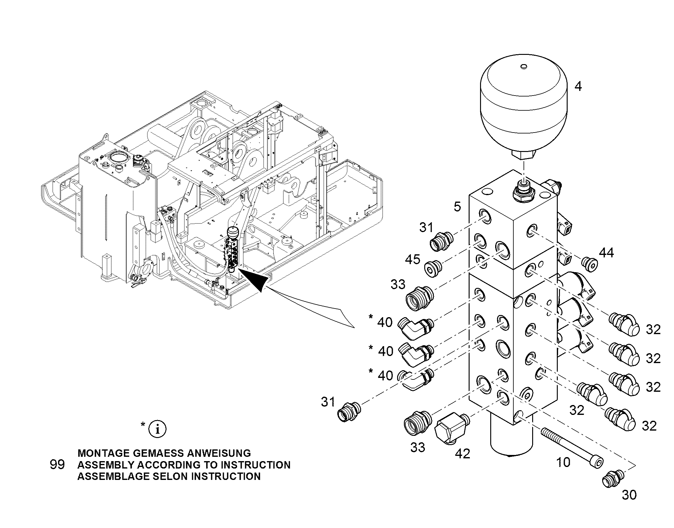 ИНСТРУКЦИЯ ПО МОНТАЖУ 12894384 LIEBHERR