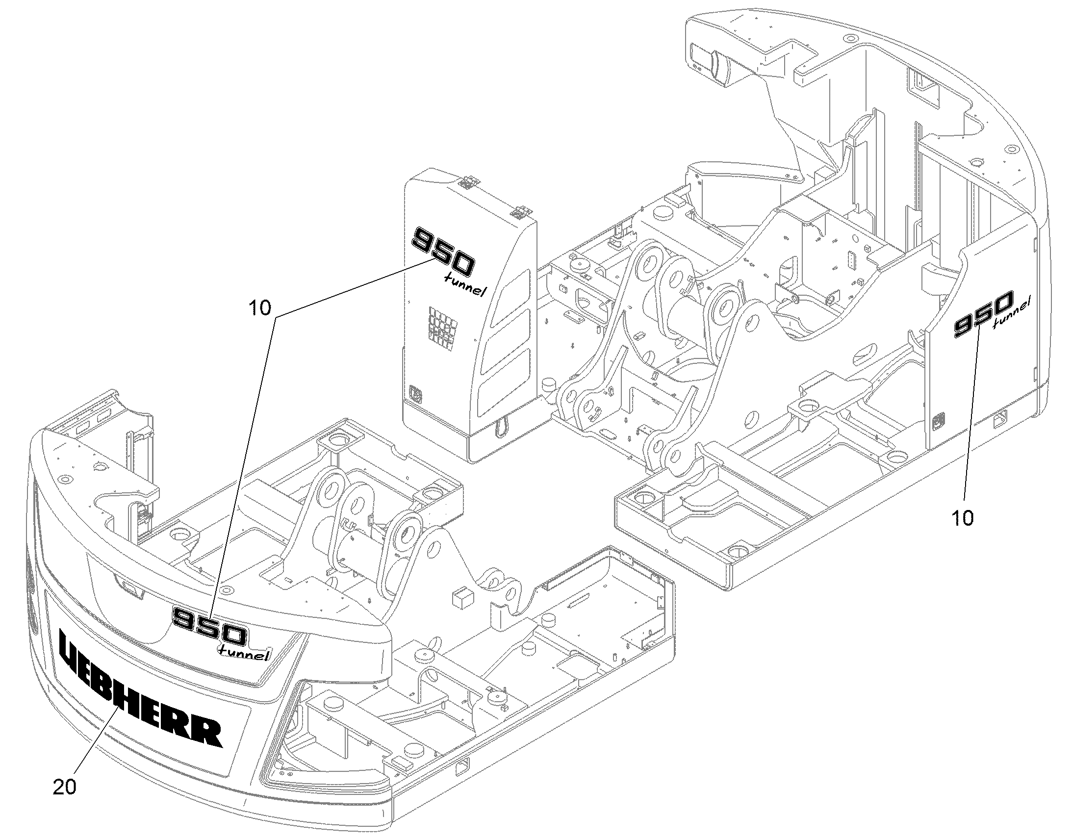 НАКЛЕЙКА 12829396 LIEBHERR
