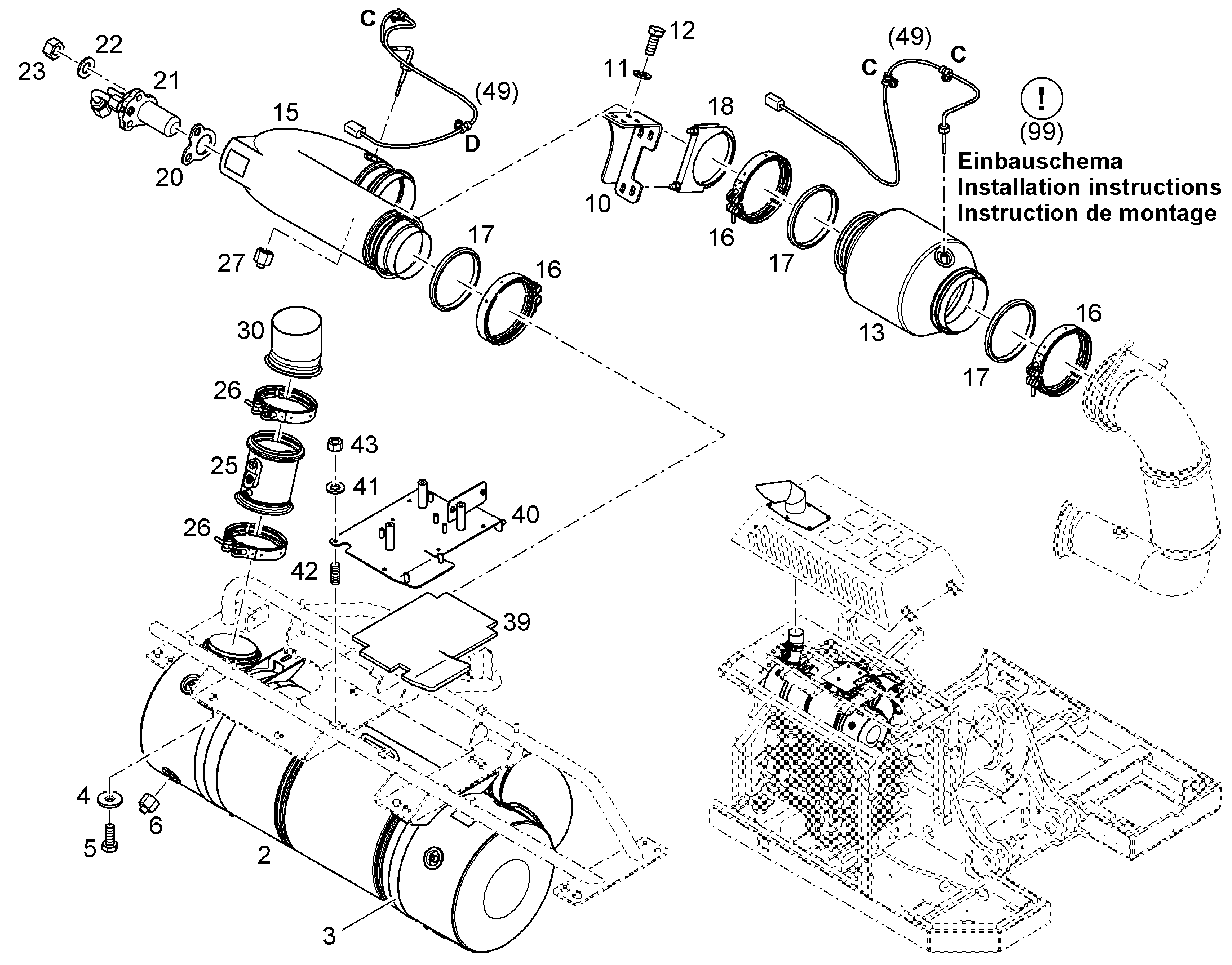 SCRF КОМПЛЕКТ DIESEL 10149345 LIEBHERR