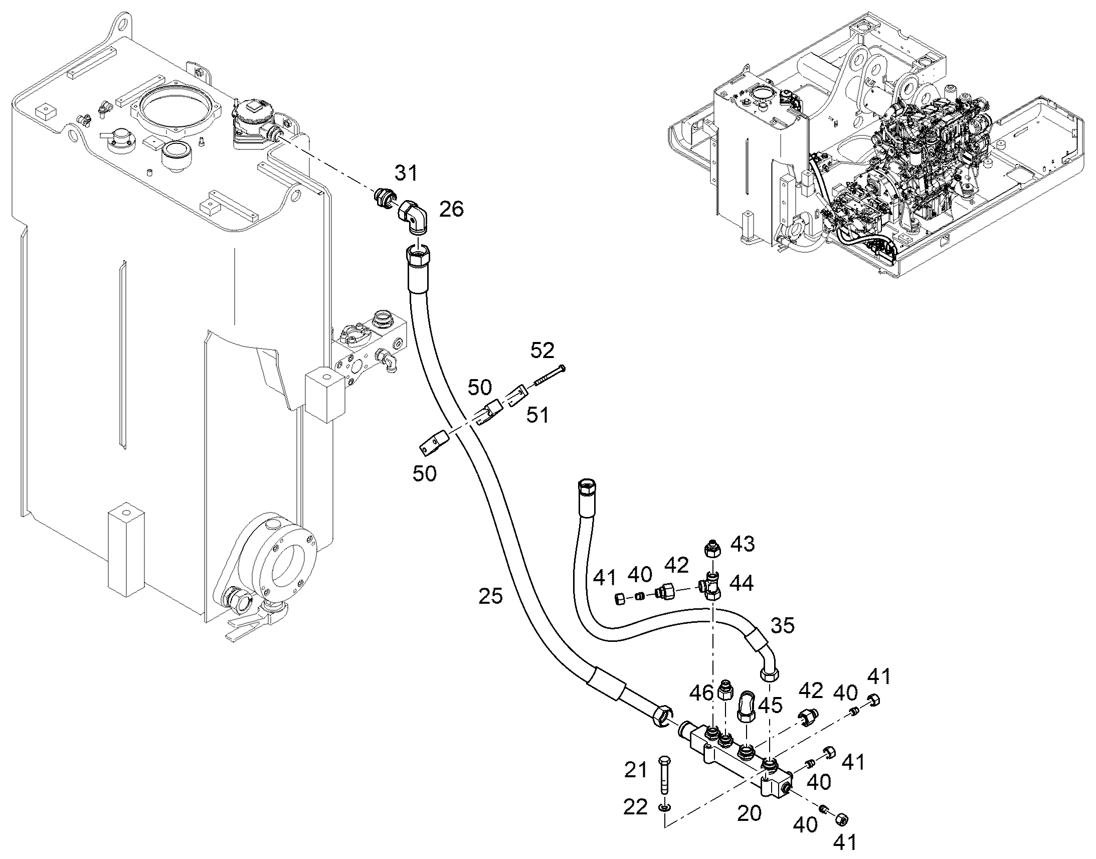 СВЕТОВОЗВРАЩАТЕЛЬ С ДЕРЖАТЕЛЕМ 10861396 LIEBHERR