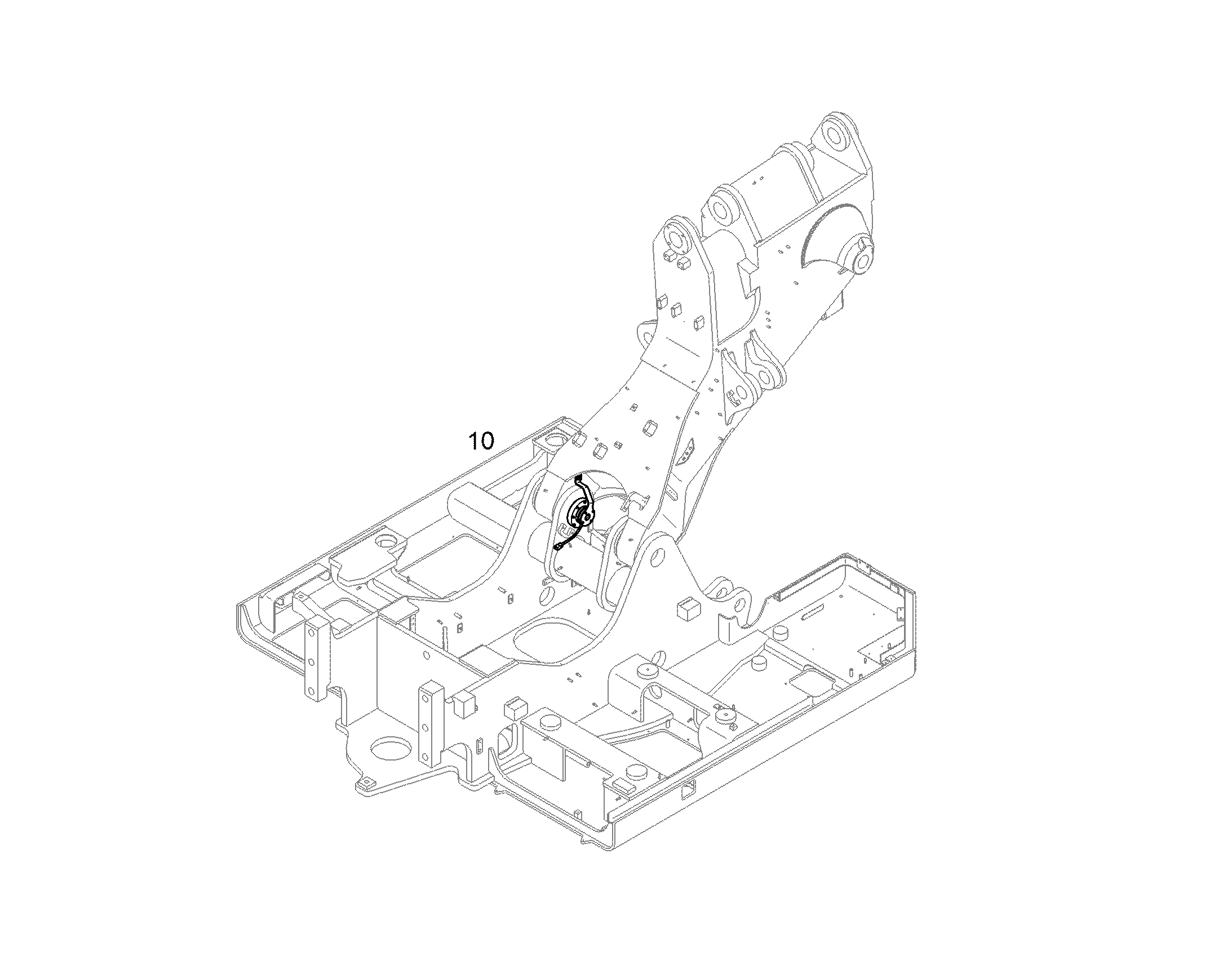 ДЕТАЛИ МОНТАЖНЫЕ ДЛЯ ОБОРУД. 10858184 LIEBHERR