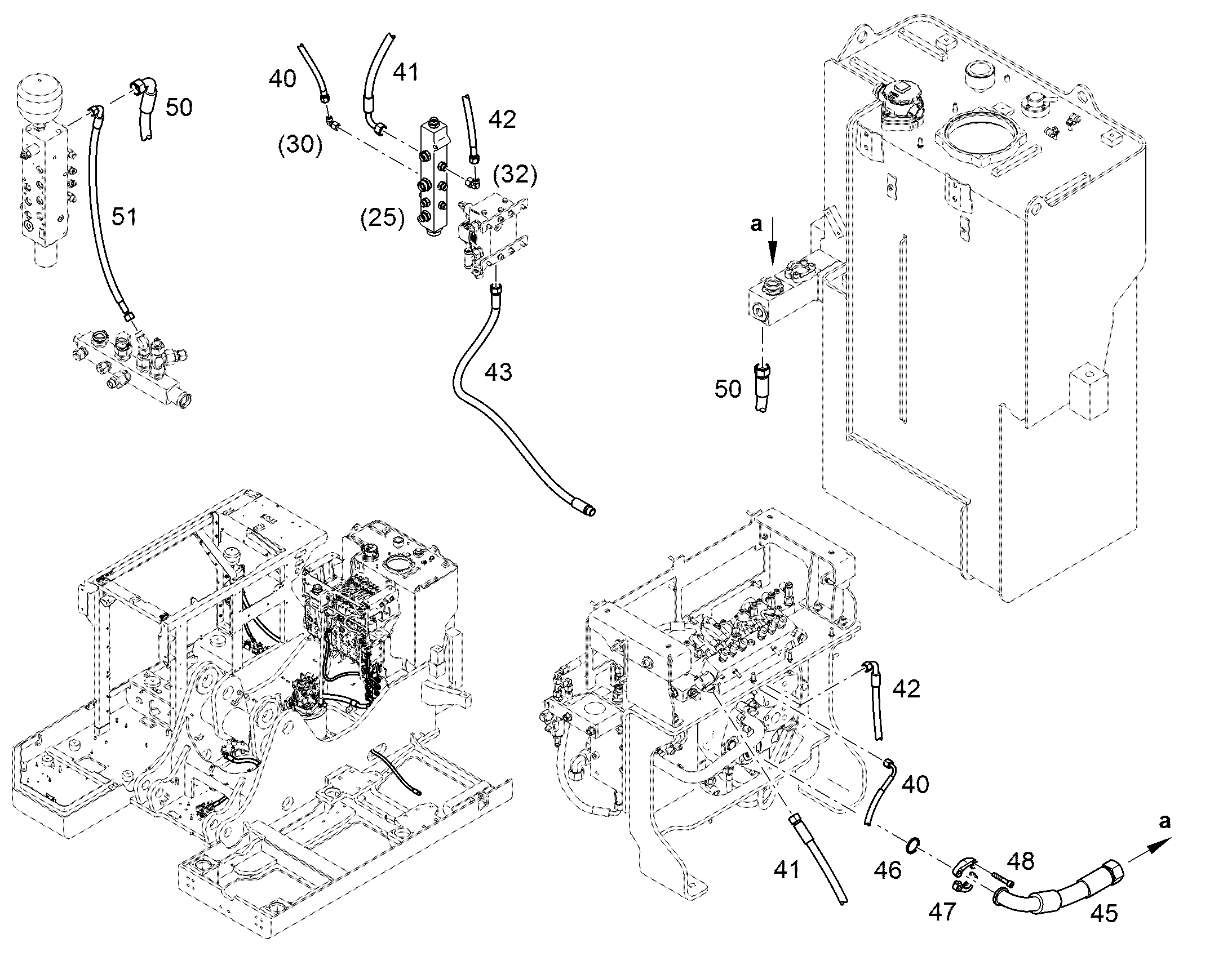 ШЛАНГ 10X700 10037392 LIEBHERR
