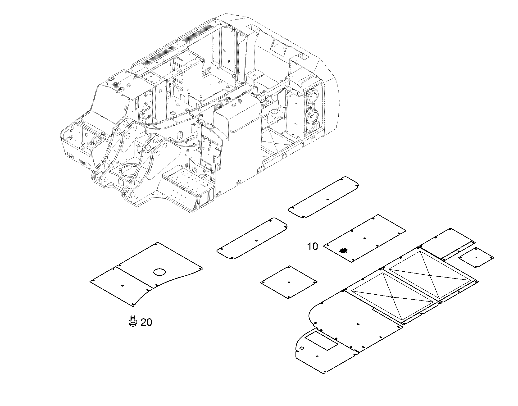 ДЕТАЛИ КРЕПЛЕНИЯ 11734828 LIEBHERR