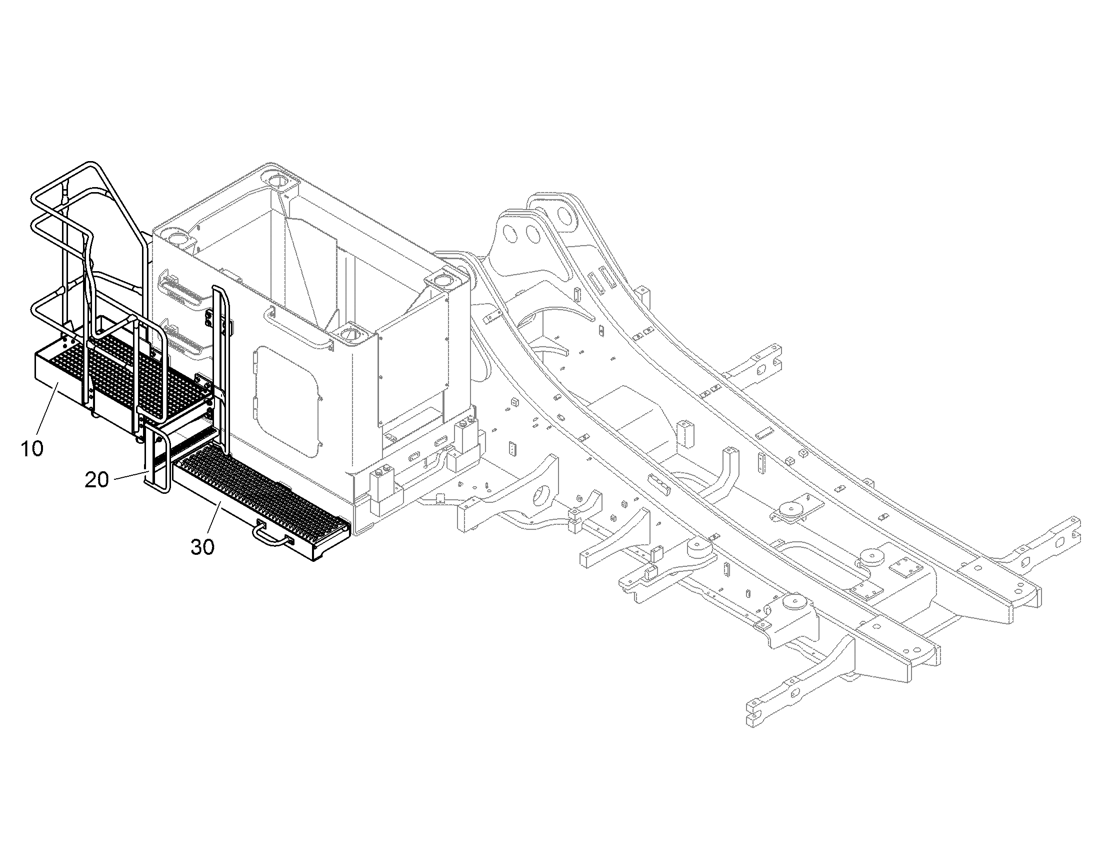 ПЛАТФ.- НЕПОДВИЖНОЕ ВОЗВЫШЕНИЕ 11734474 LIEBHERR