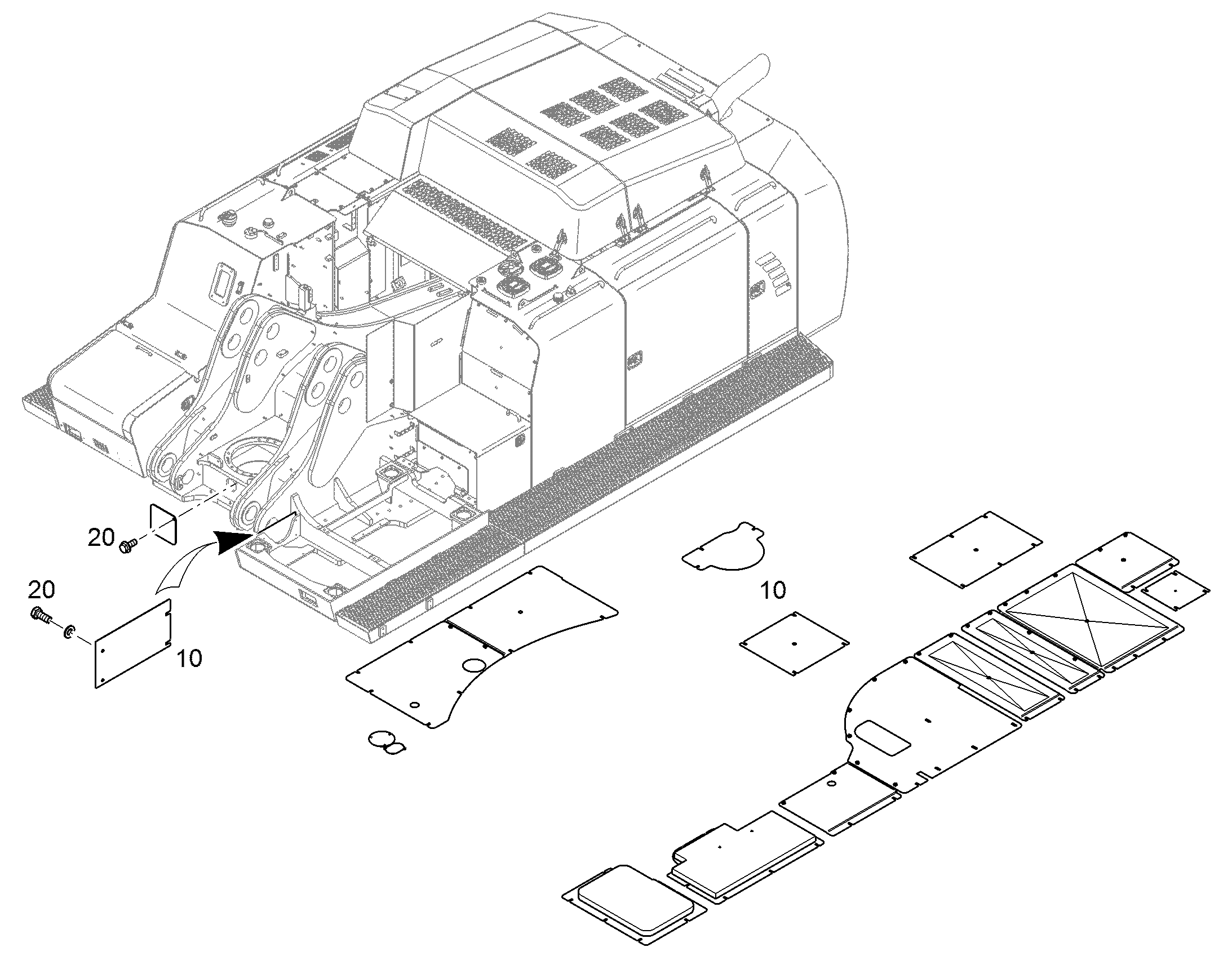 ДЕТАЛИ КРЕПЛЕНИЯ 11733677 LIEBHERR